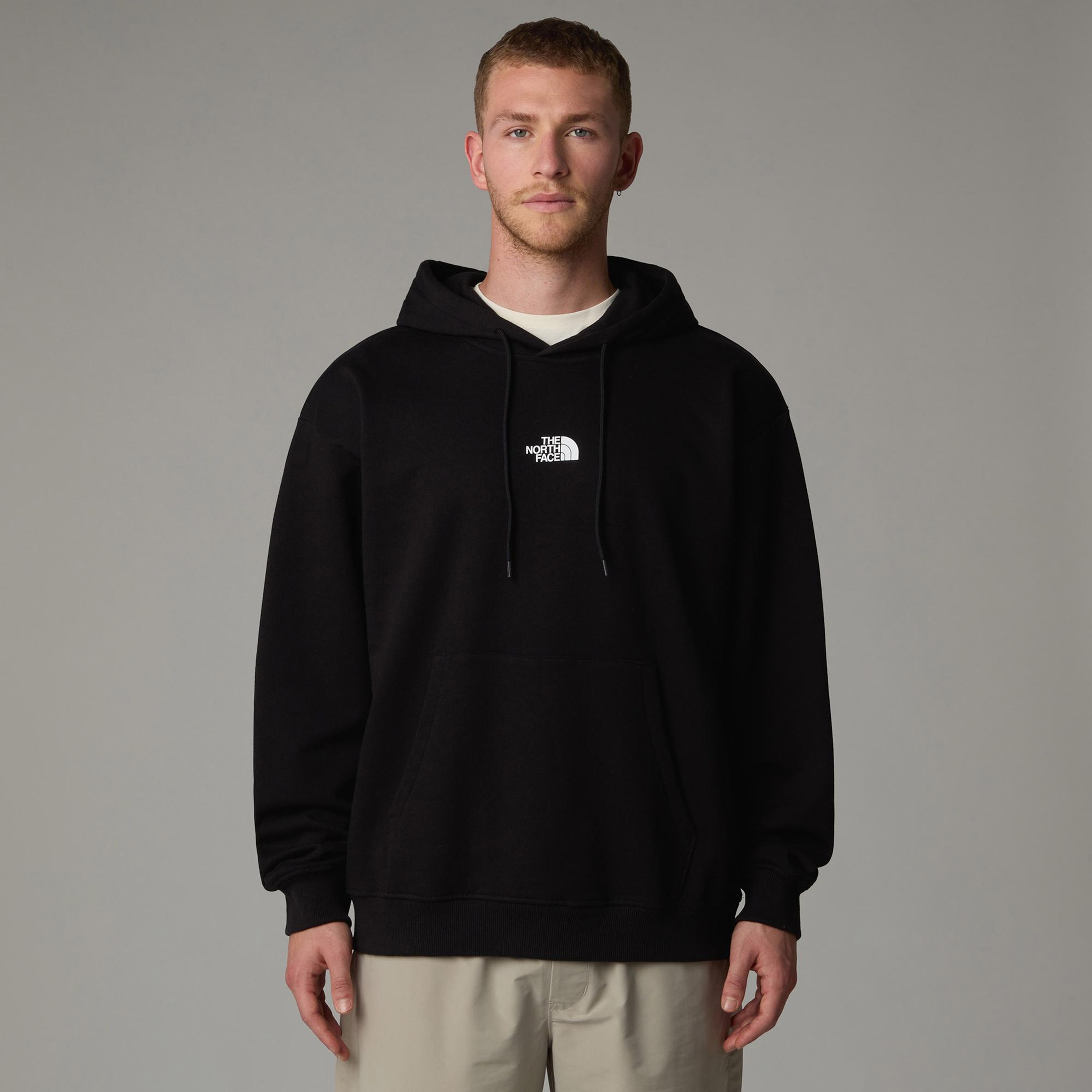 The North Face Zum Oversize Erkek Siyah Sweatshirt