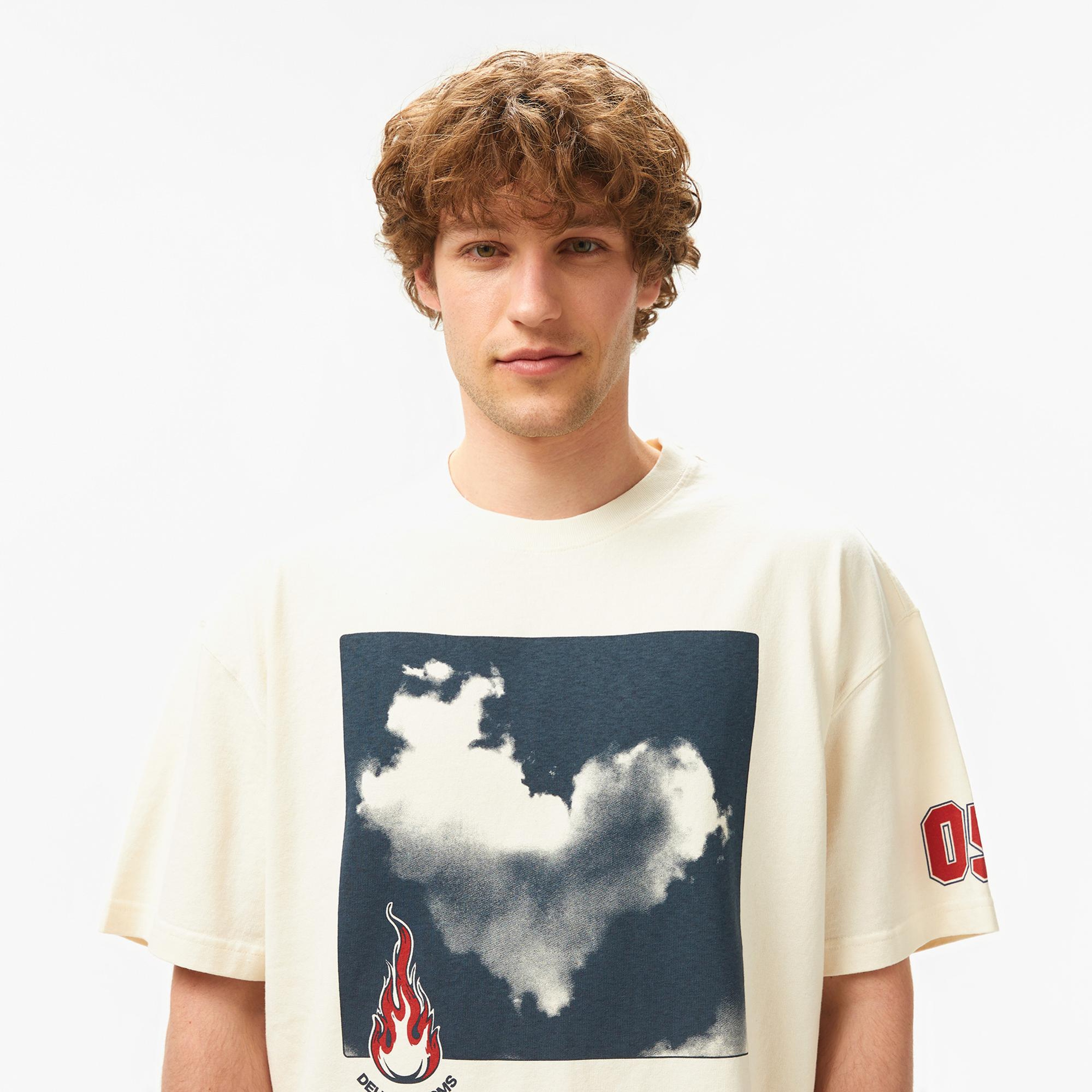 Deus Ex Machina Puffy Love Erkek Beyaz T-Shirt