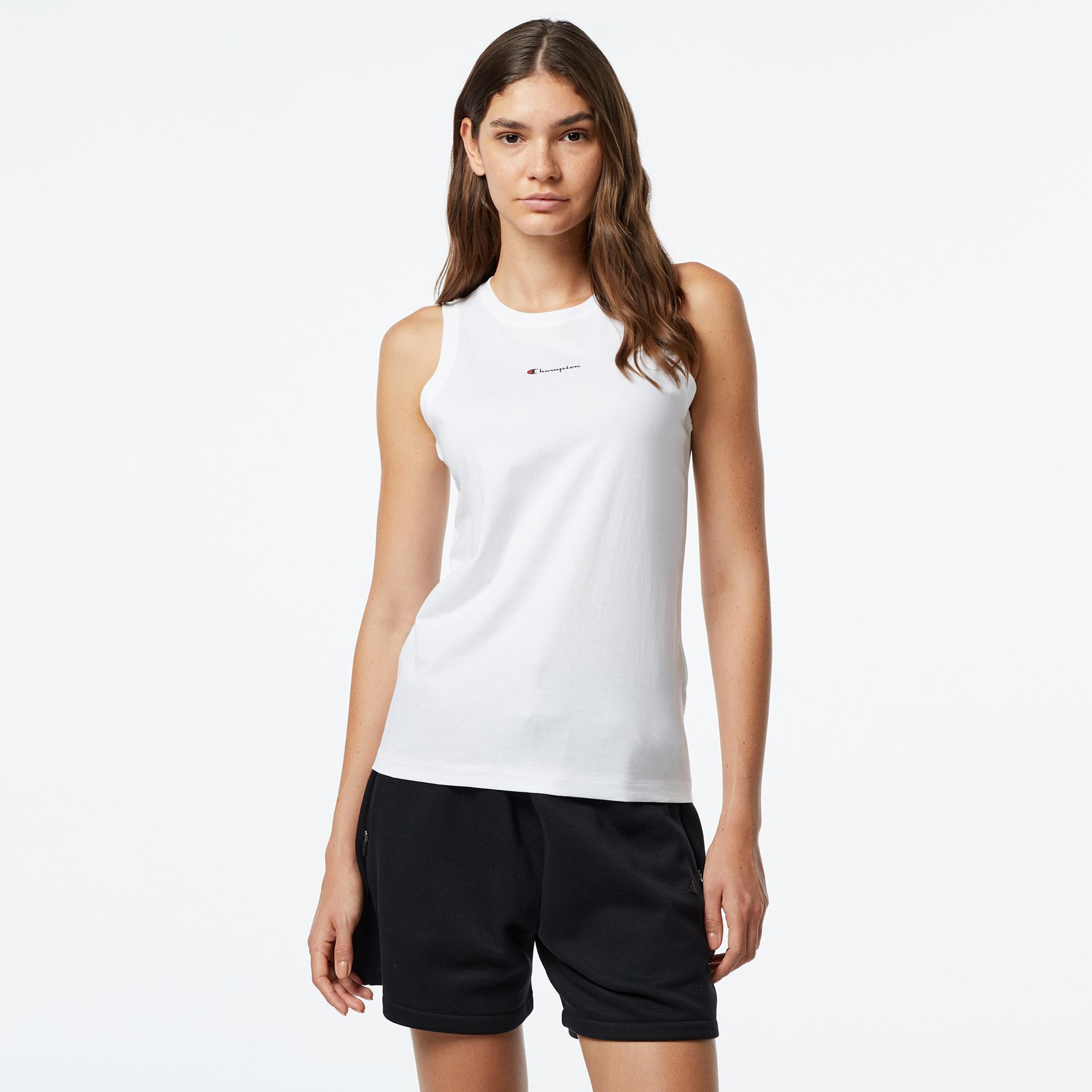 Champion Kadın Beyaz T-Shirt