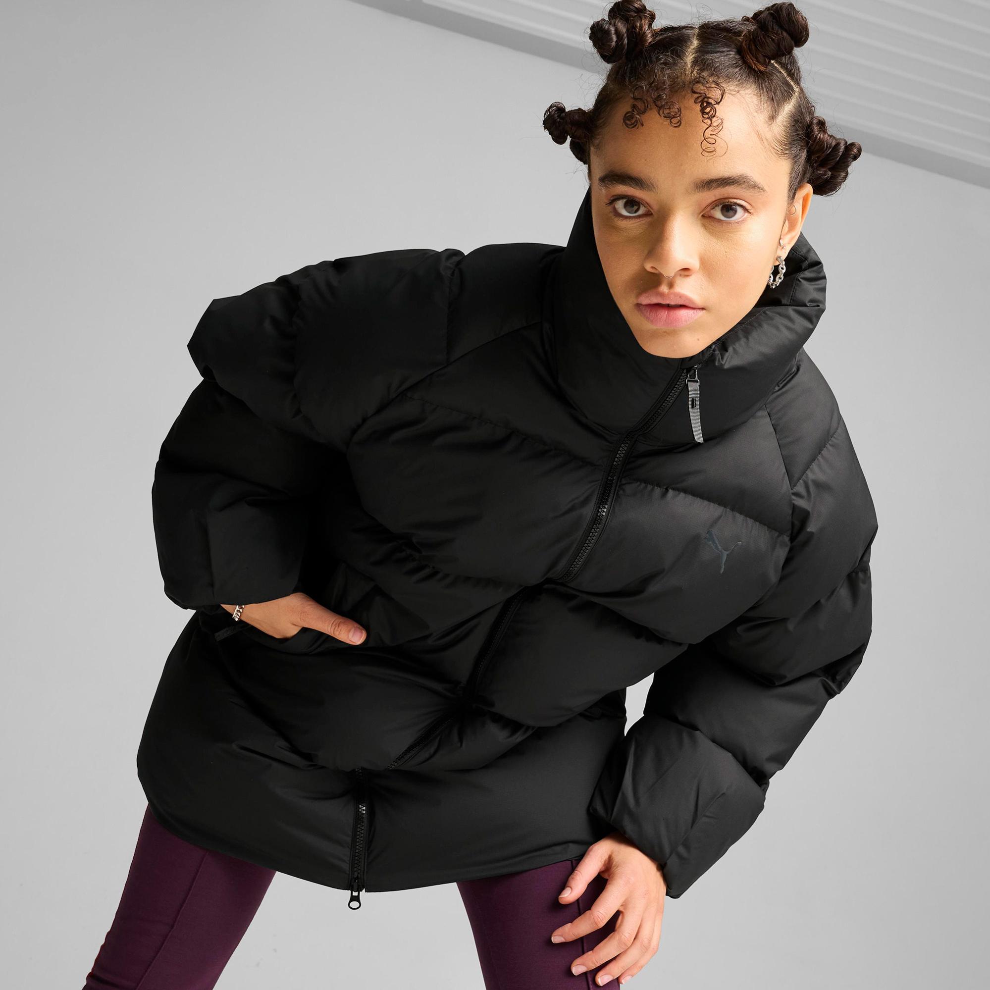 Puma Oversized Puffer Kadın Siyah Mont