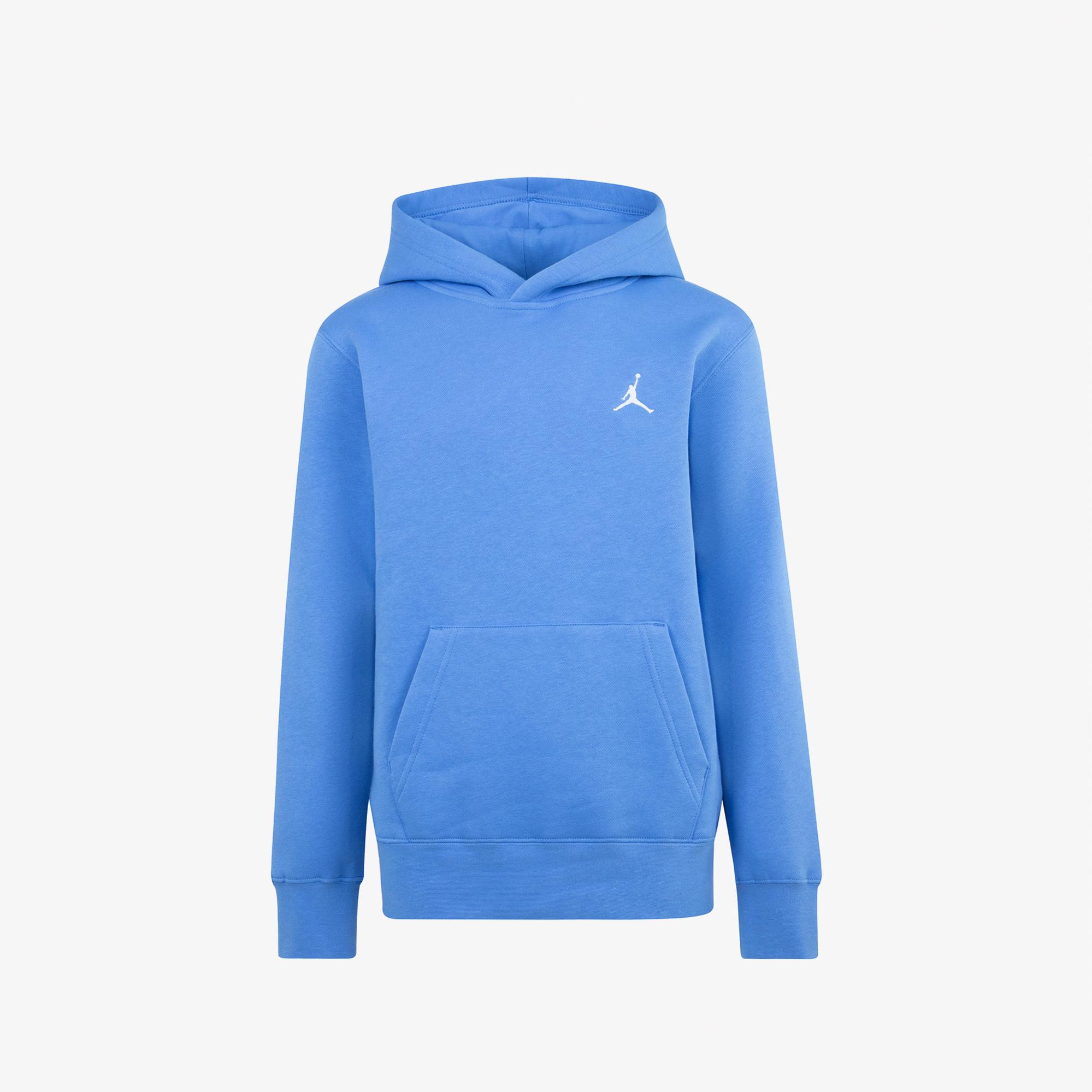 Jordan Brooklyn Fleece Pullover Çocuk Mavi Kapüşonlu Sweatshirt