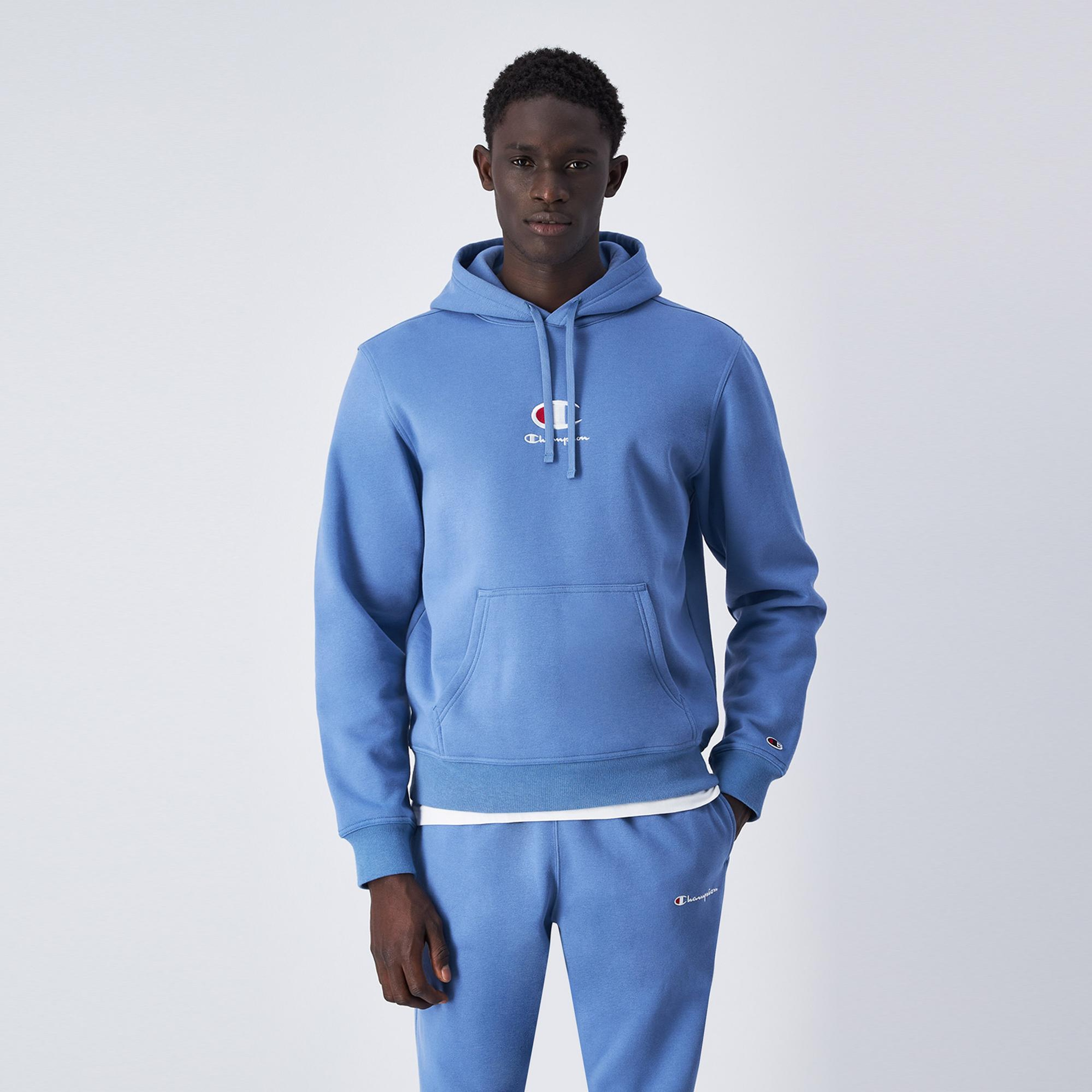 Champion Erkek Mavi Sweatshirt