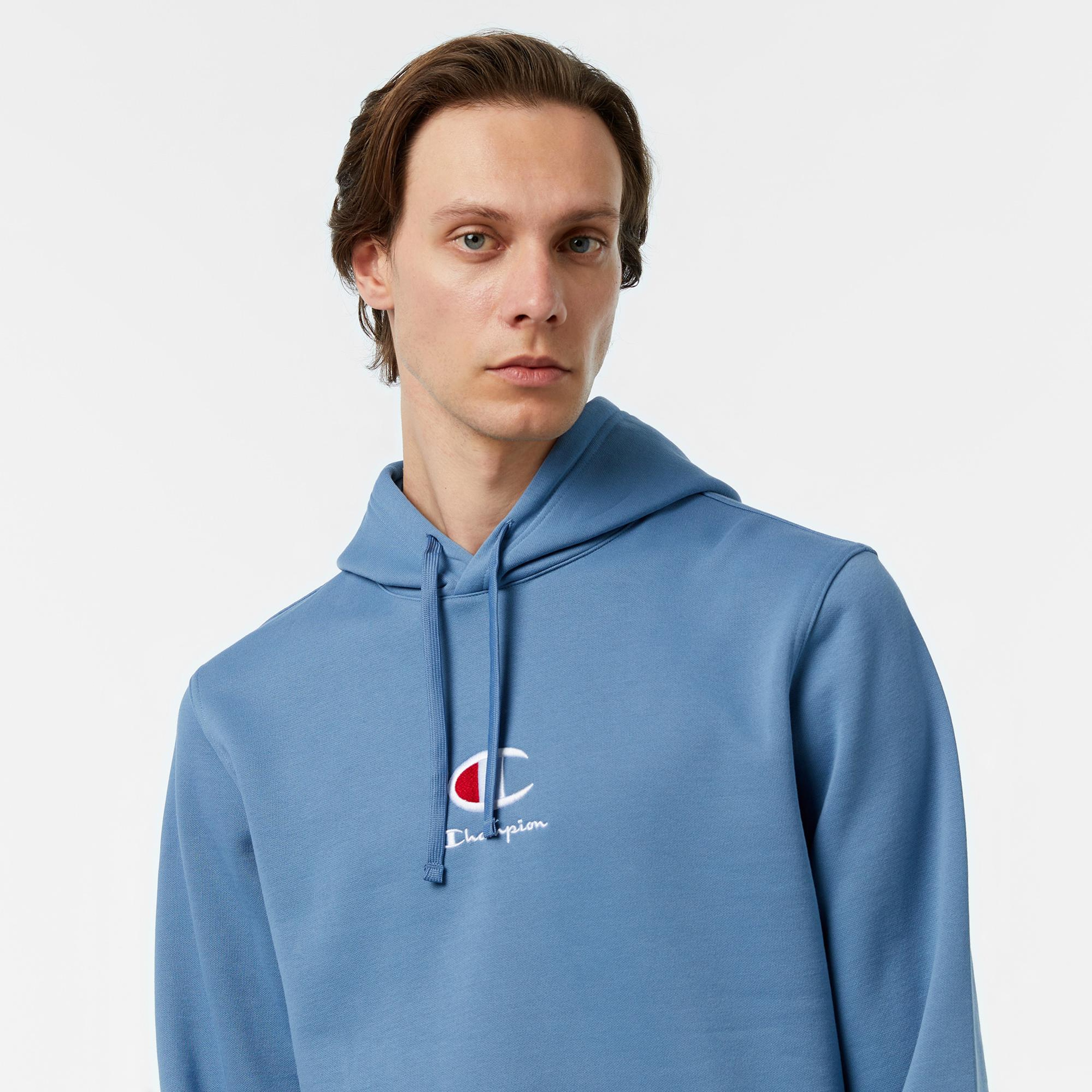 Champion Erkek Mavi Sweatshirt