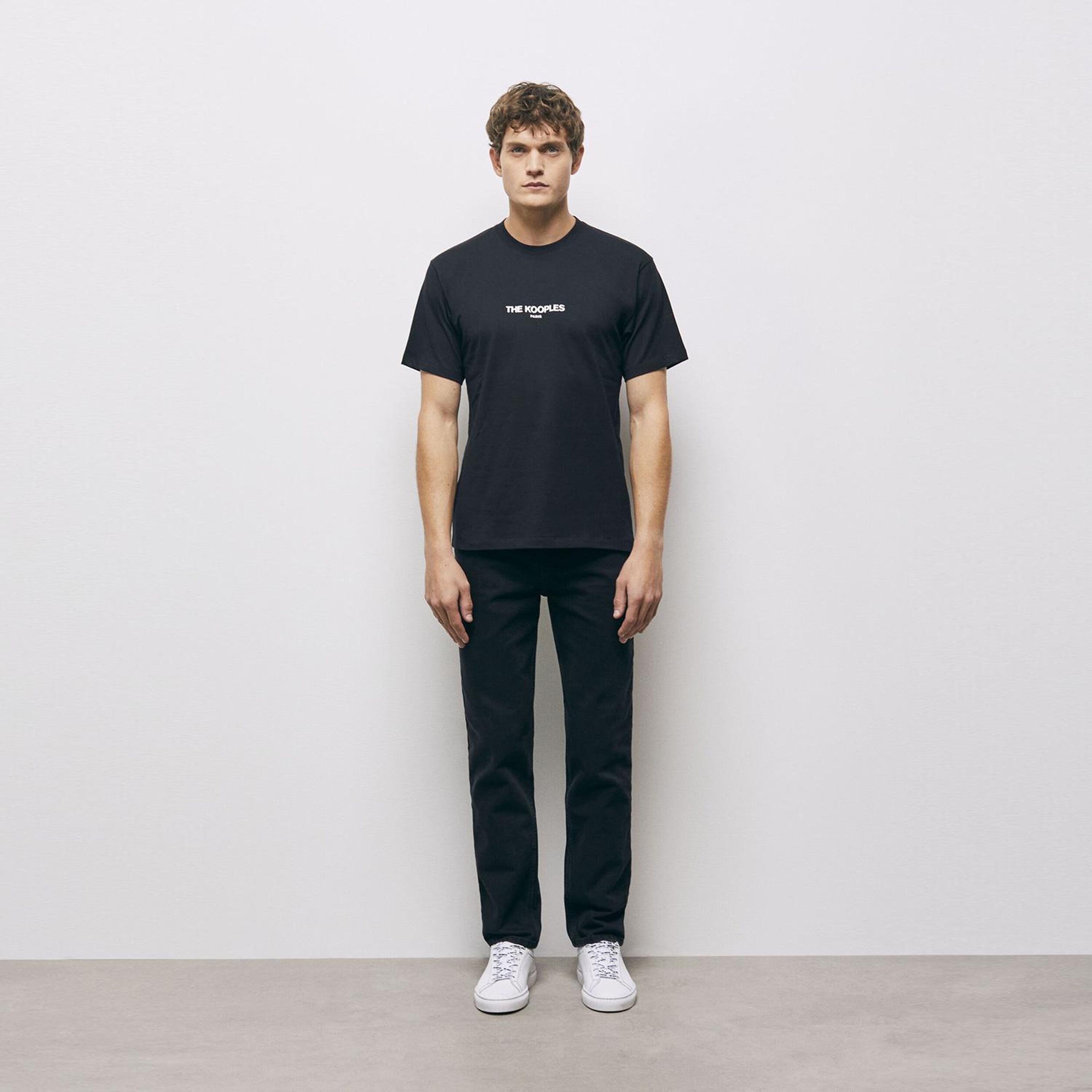 The Kooples Erkek Siyah T-Shirt