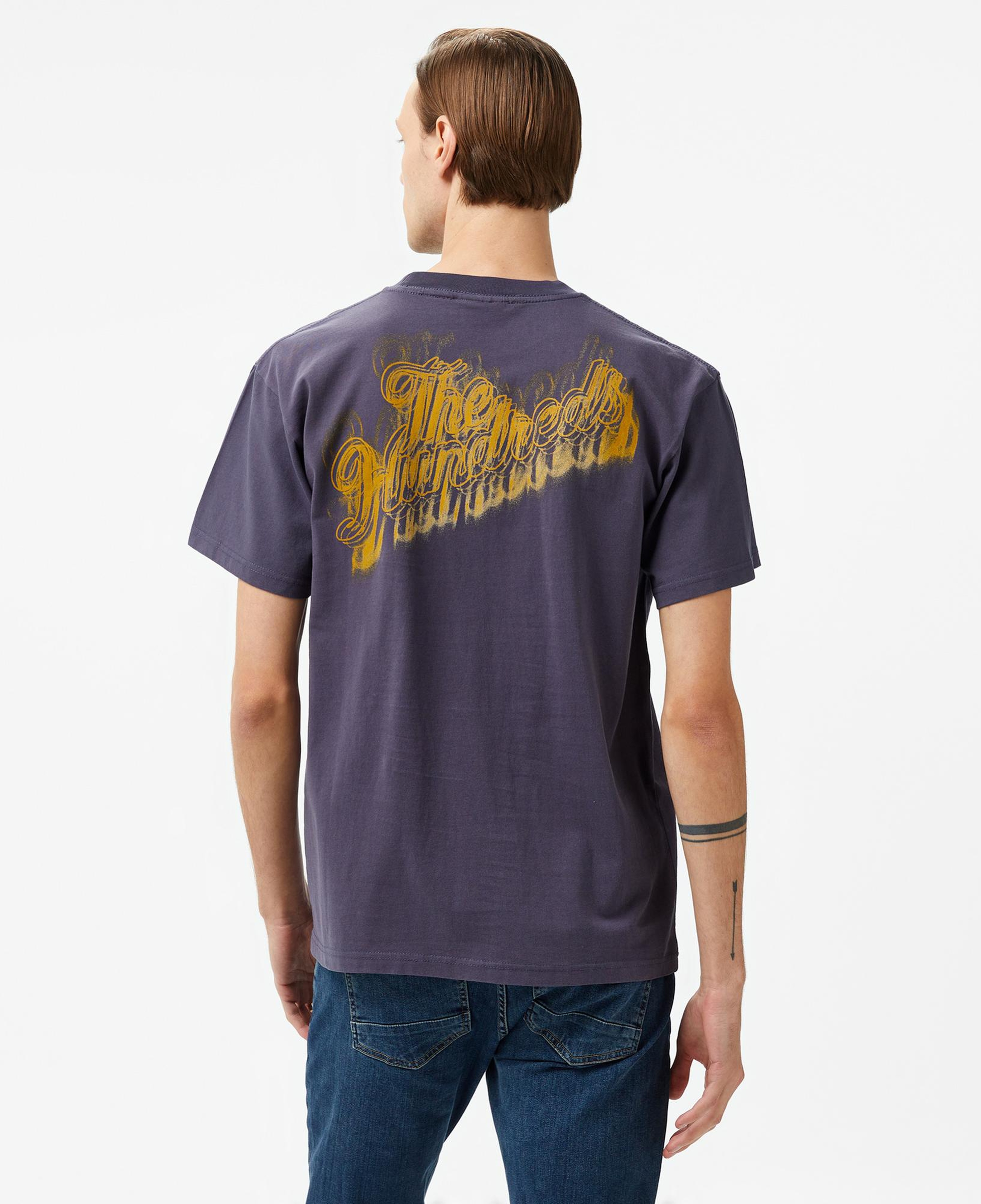 The Hundreds Blurred Slant Erkek Lacivert T-Shirt