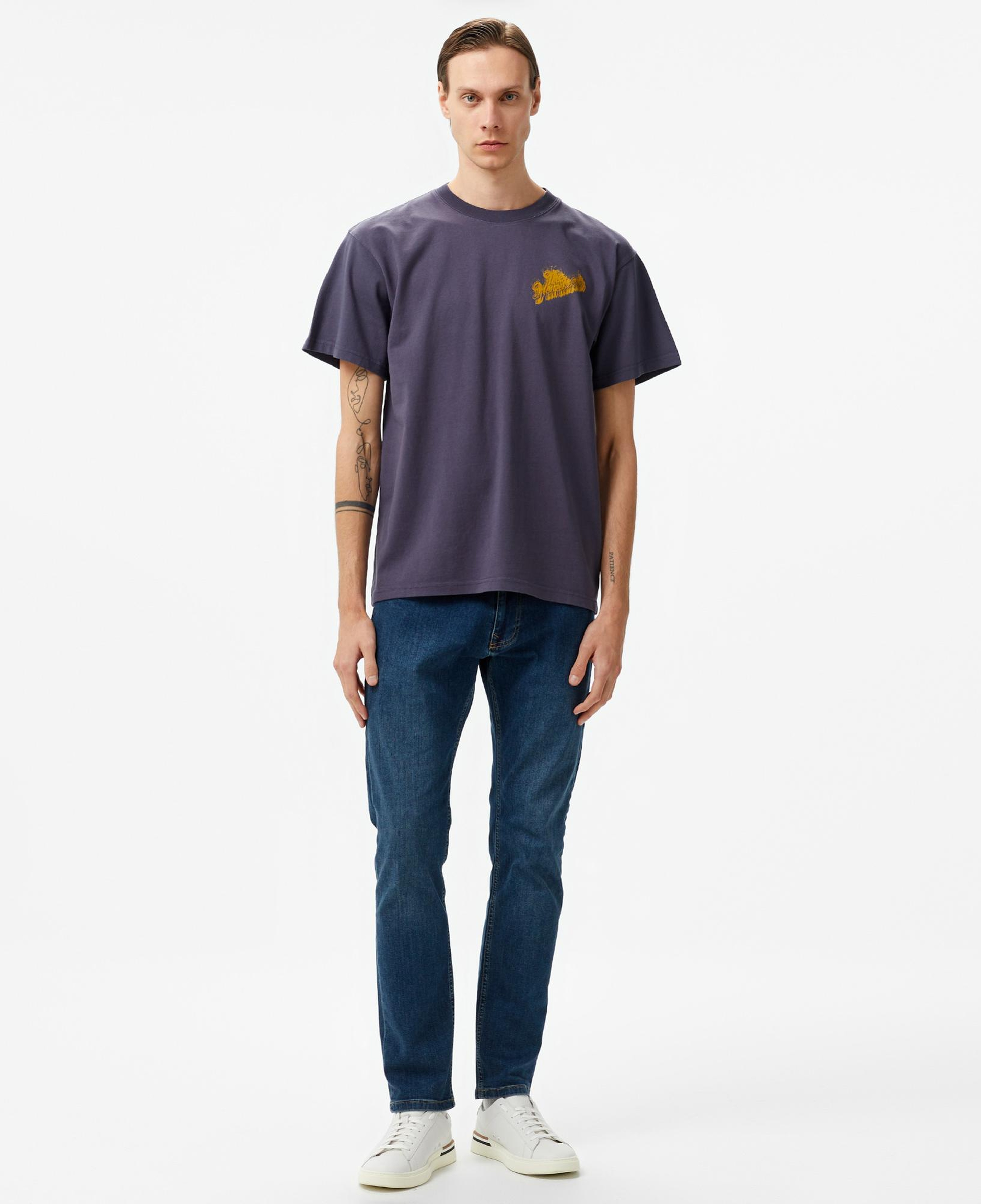 The Hundreds Blurred Slant Erkek Lacivert T-Shirt