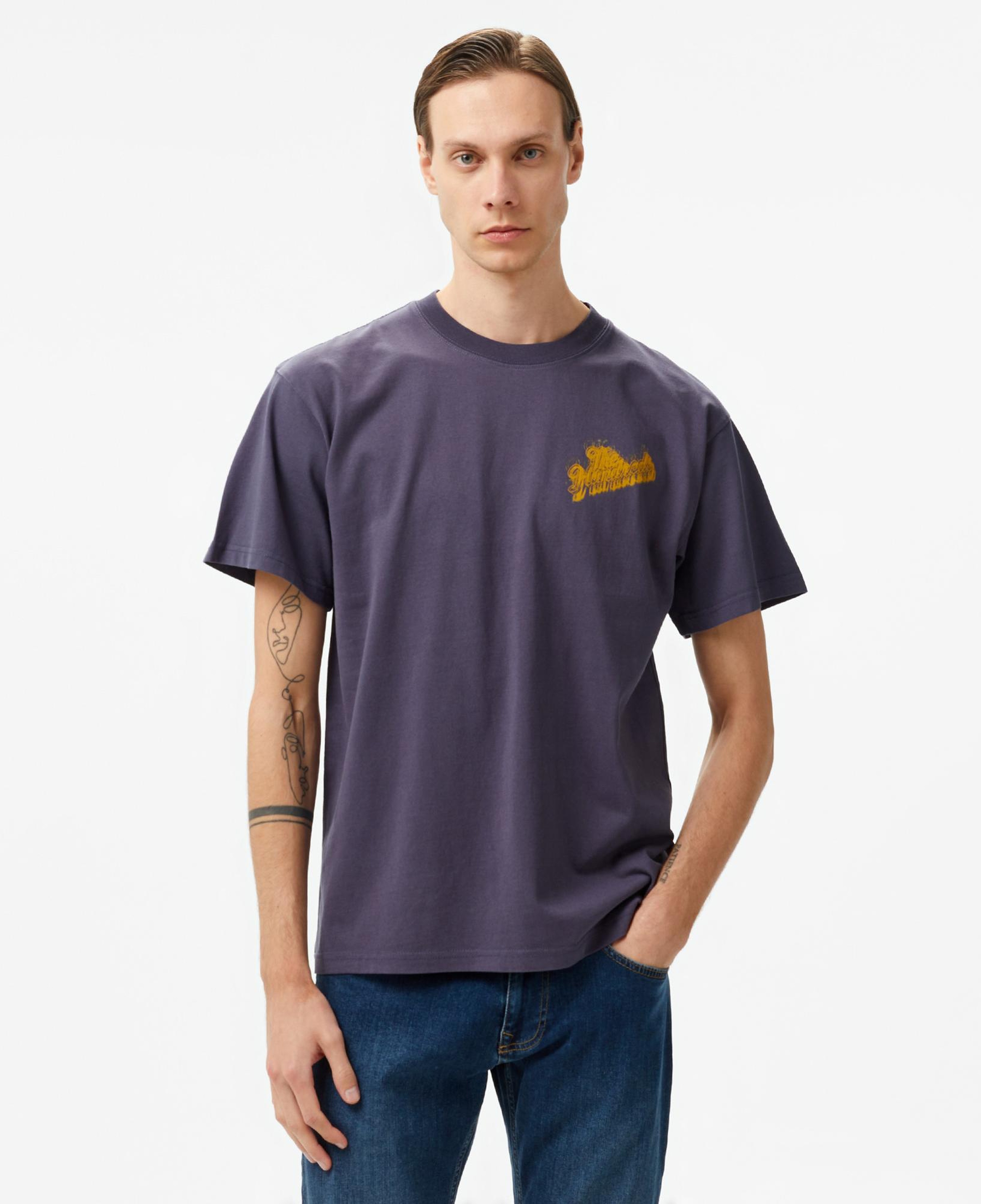 The Hundreds Blurred Slant Erkek Lacivert T-Shirt