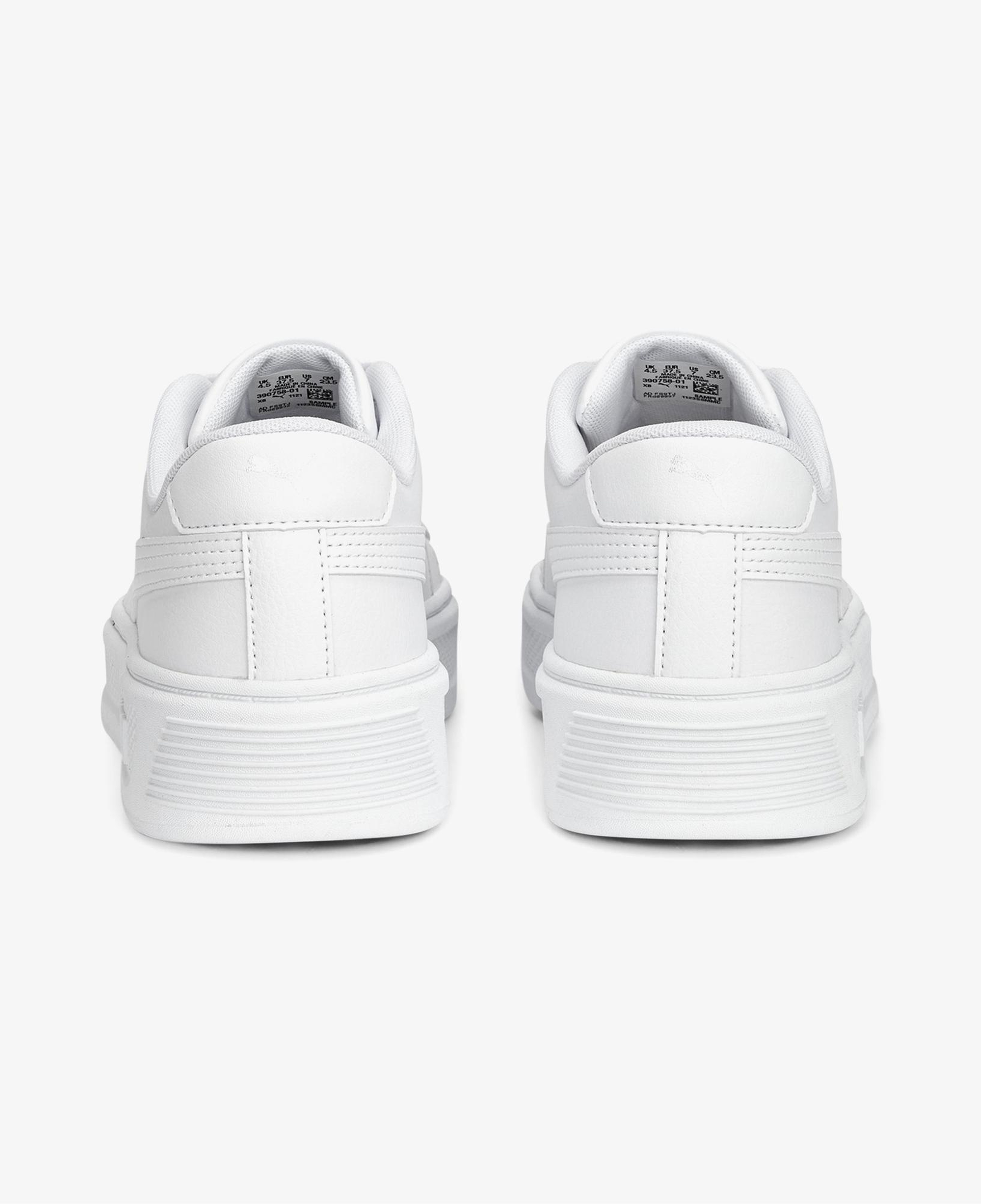 Puma Smash Platform V3 Kadın Beyaz Spor Ayakkabı