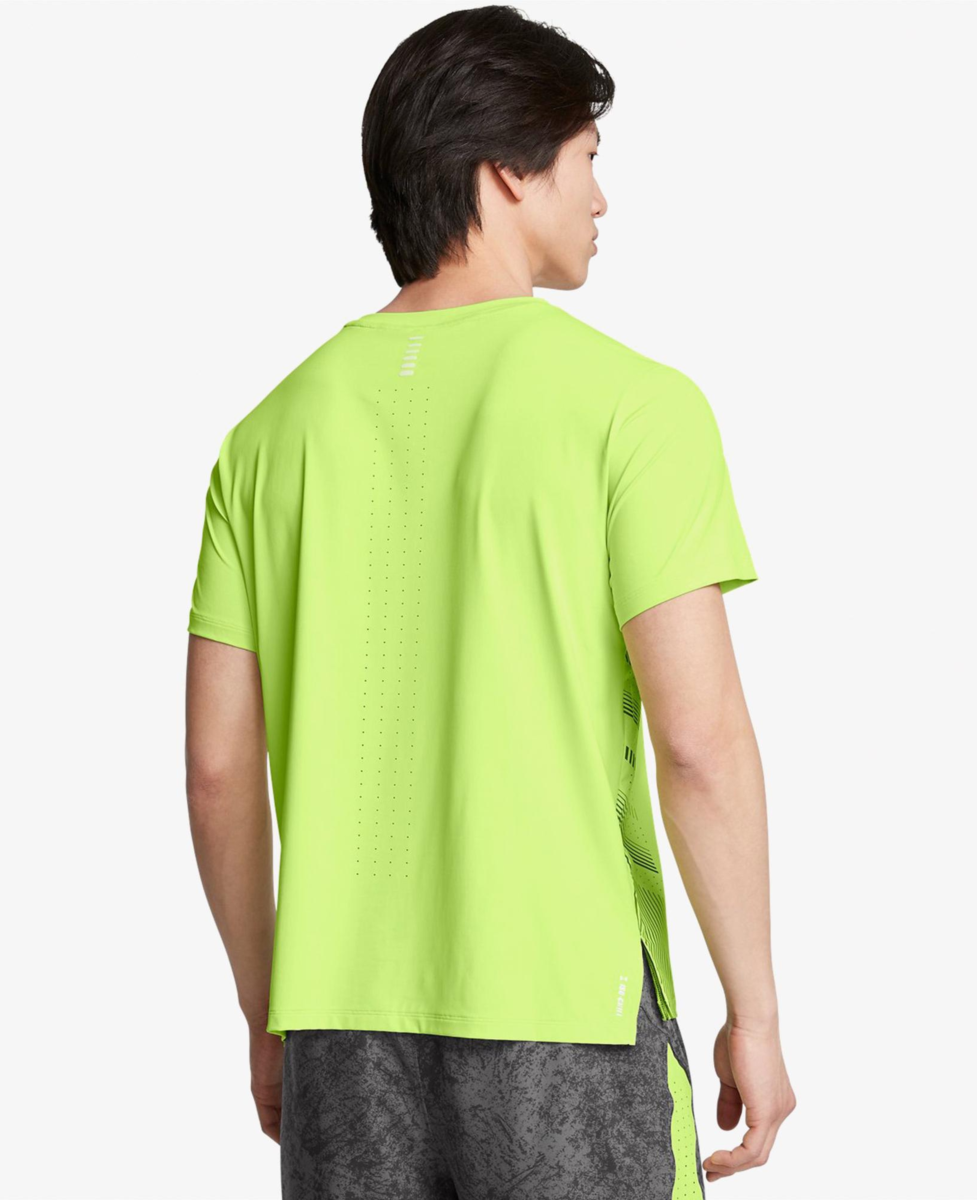 Under Armour Launch Elite Erkek Yeşil Koşu T-Shirt