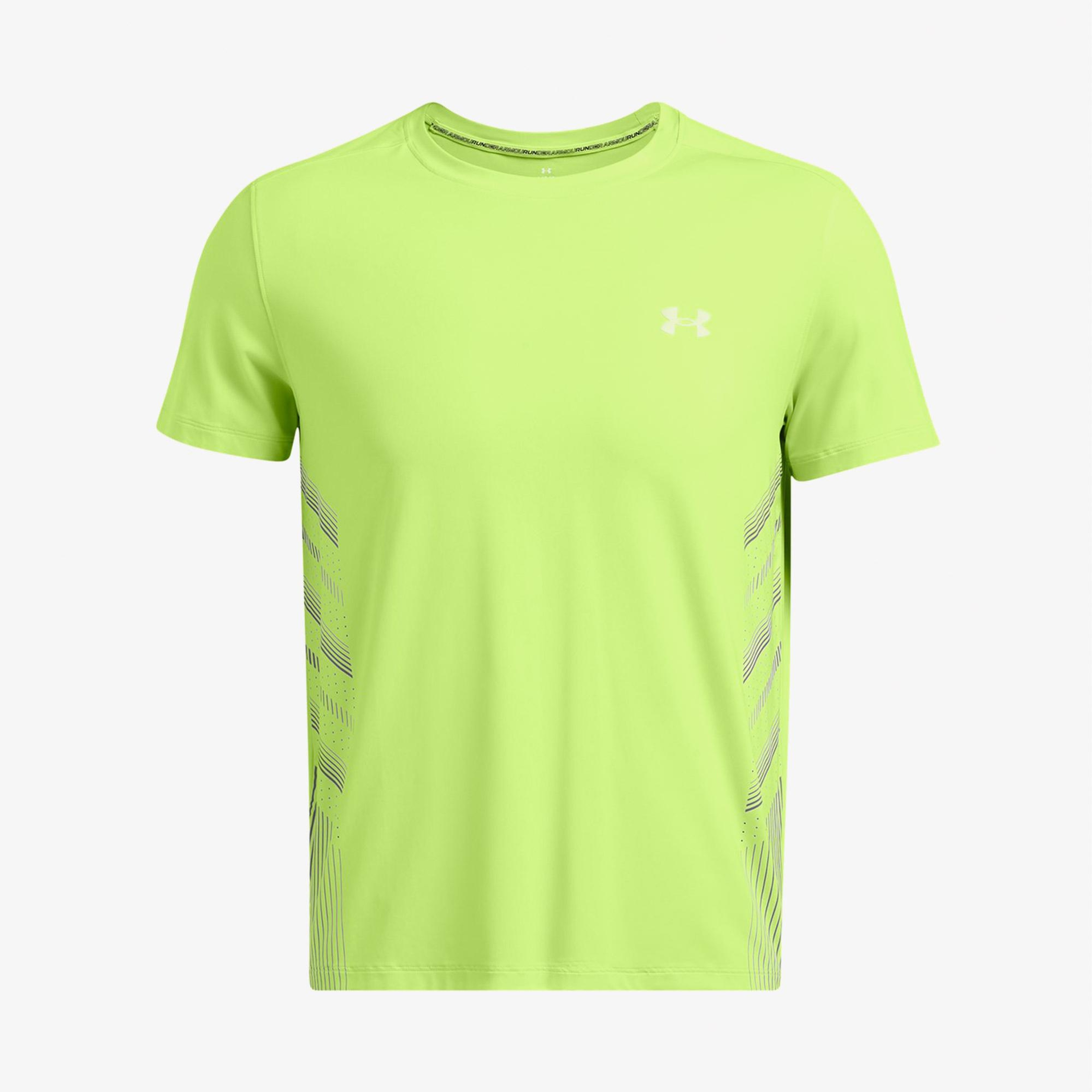 Under Armour Launch Elite Erkek Yeşil Koşu T-Shirt