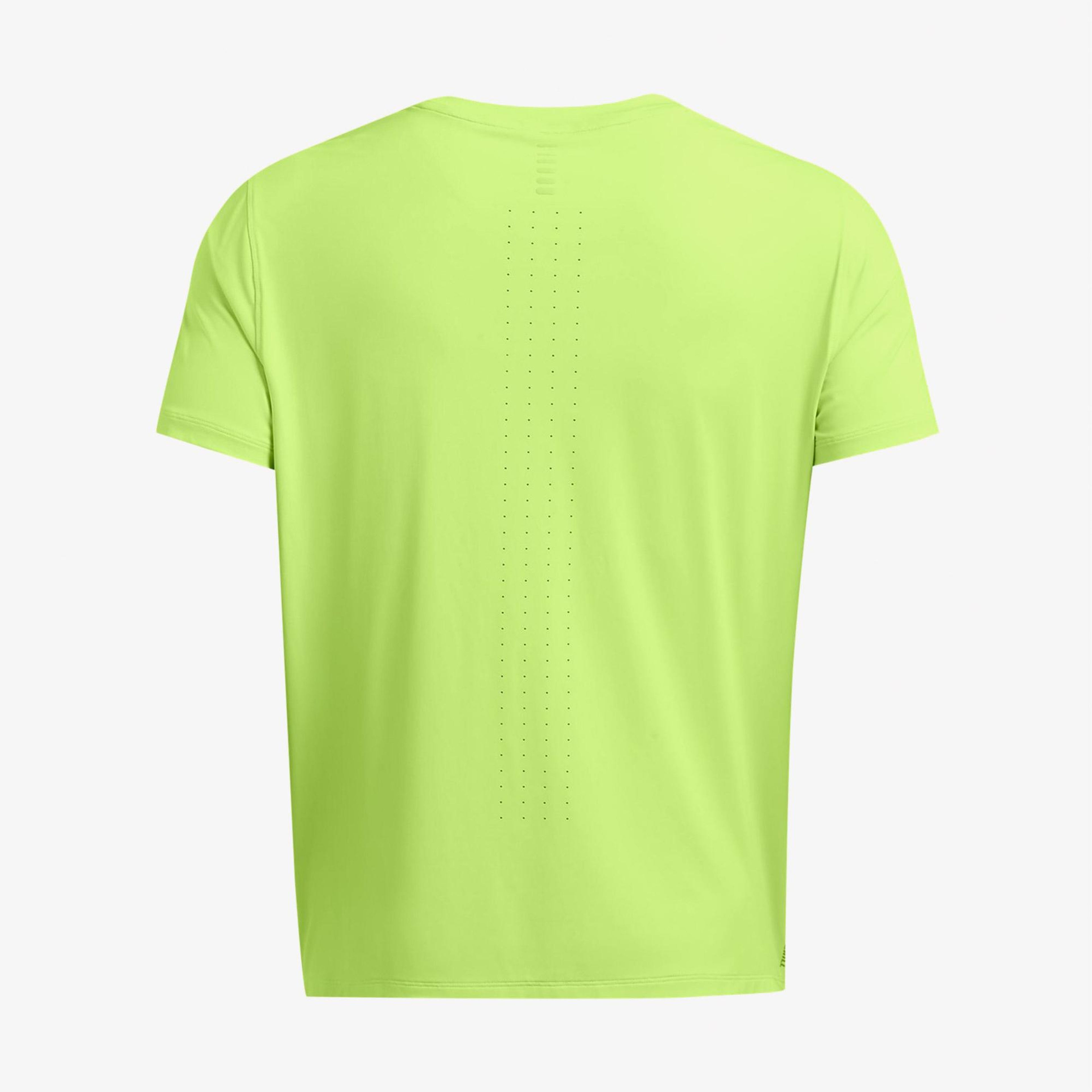 Under Armour Launch Elite Erkek Yeşil Koşu T-Shirt