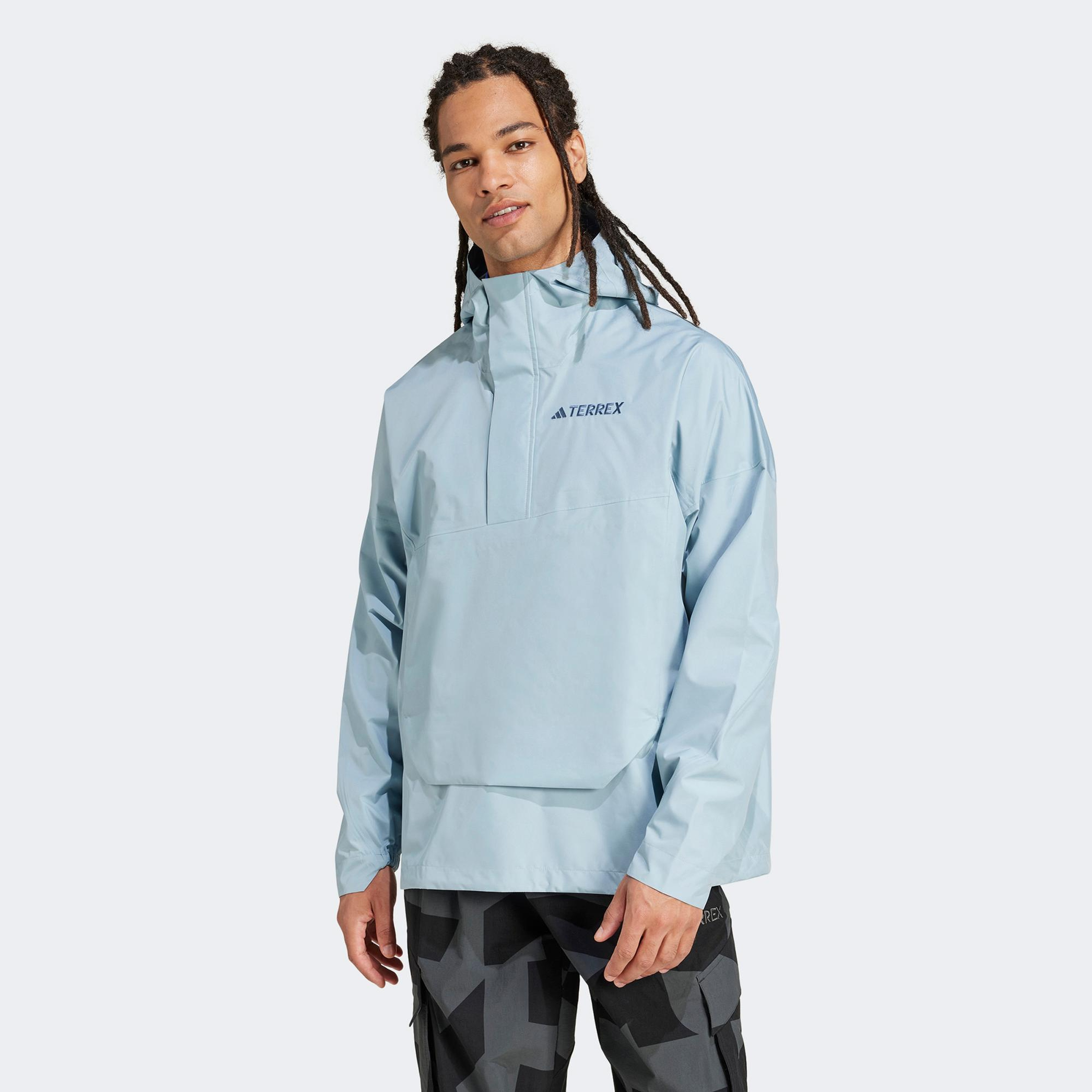 adidas Terrex Xploric 2.5L Climaproof Anorak Erkek Gri Outdoor Mont