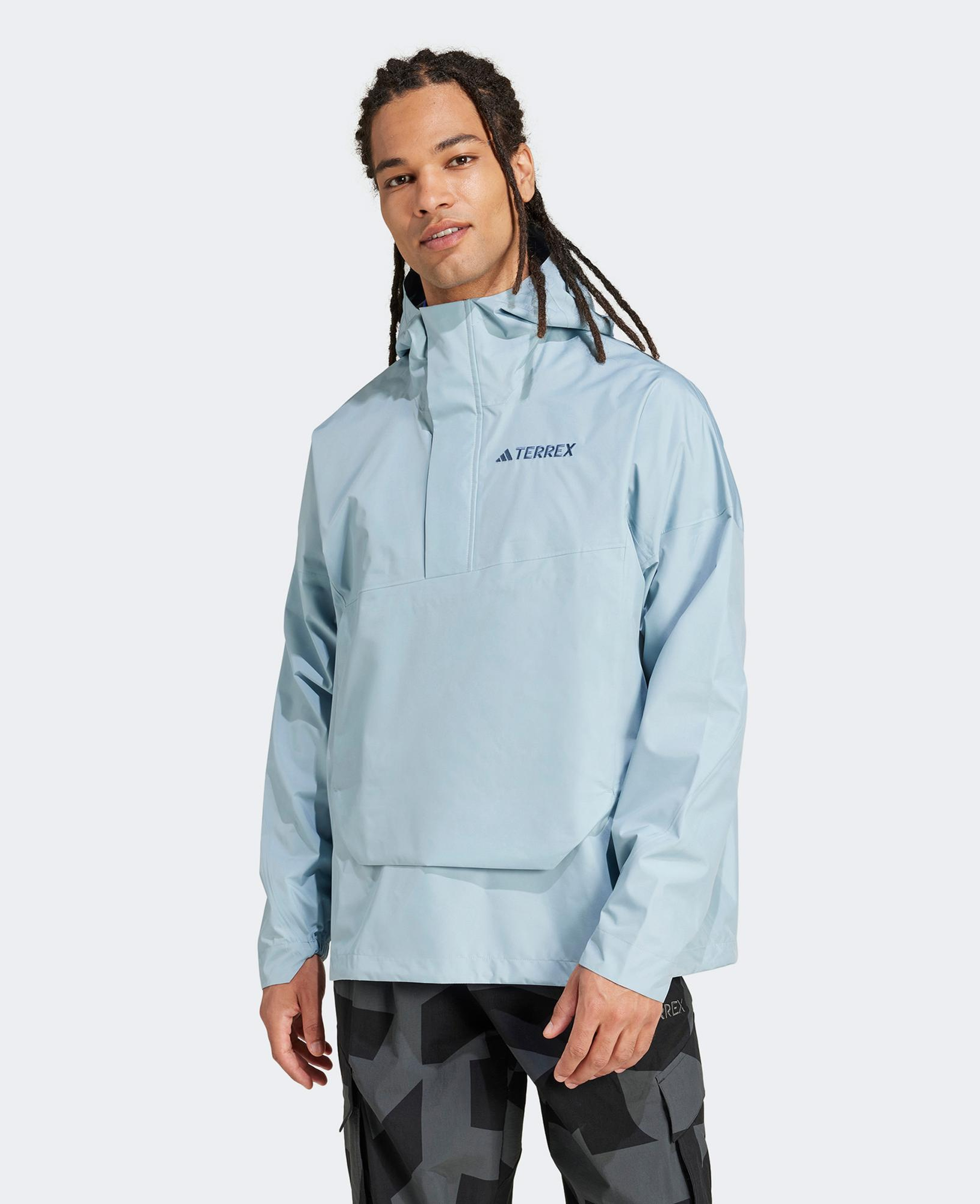 adidas Terrex Xploric 2.5L Climaproof Anorak Erkek Gri Outdoor Mont