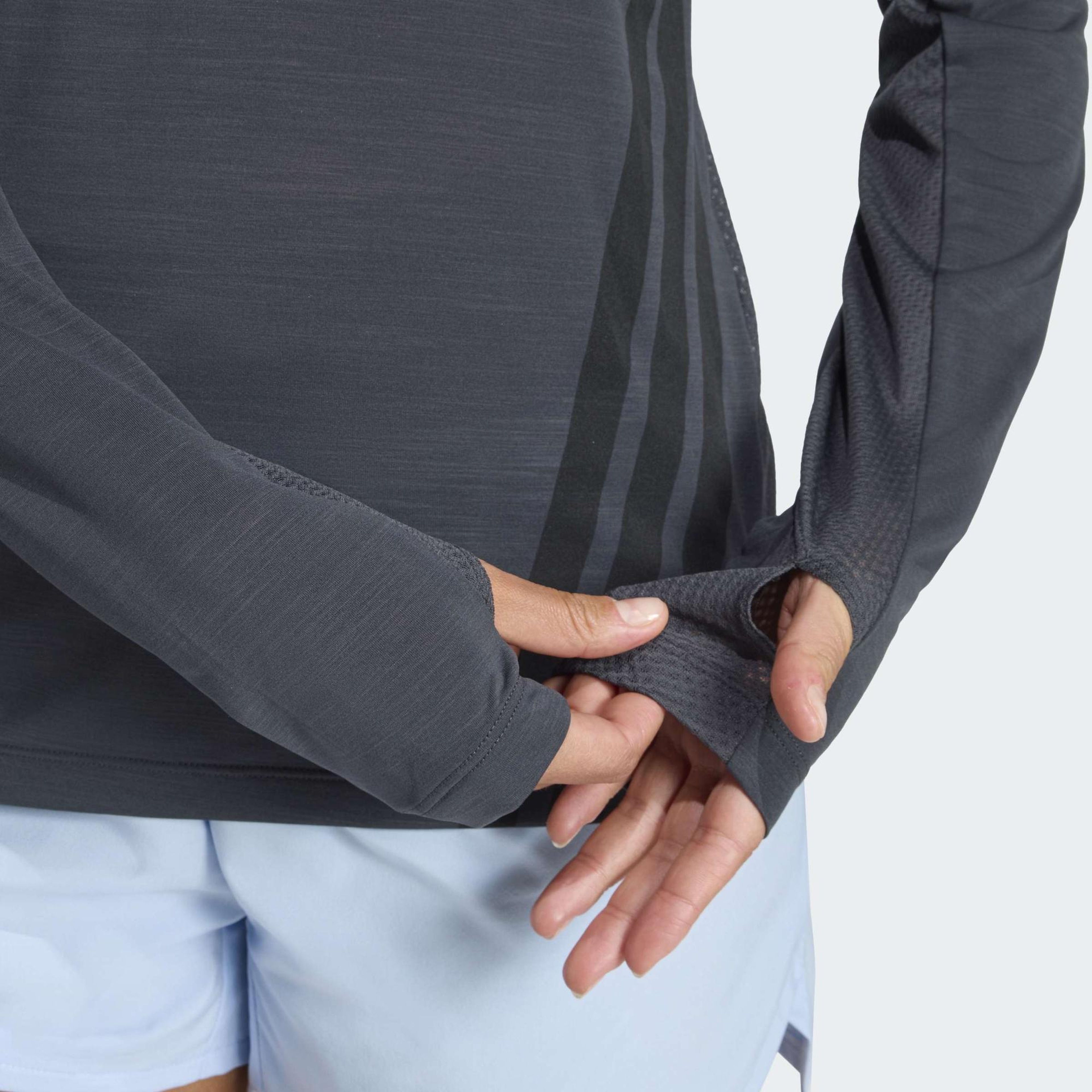 adidas Terrex Xperior Climacool+ Kadın Gri Koşu T-Shirt