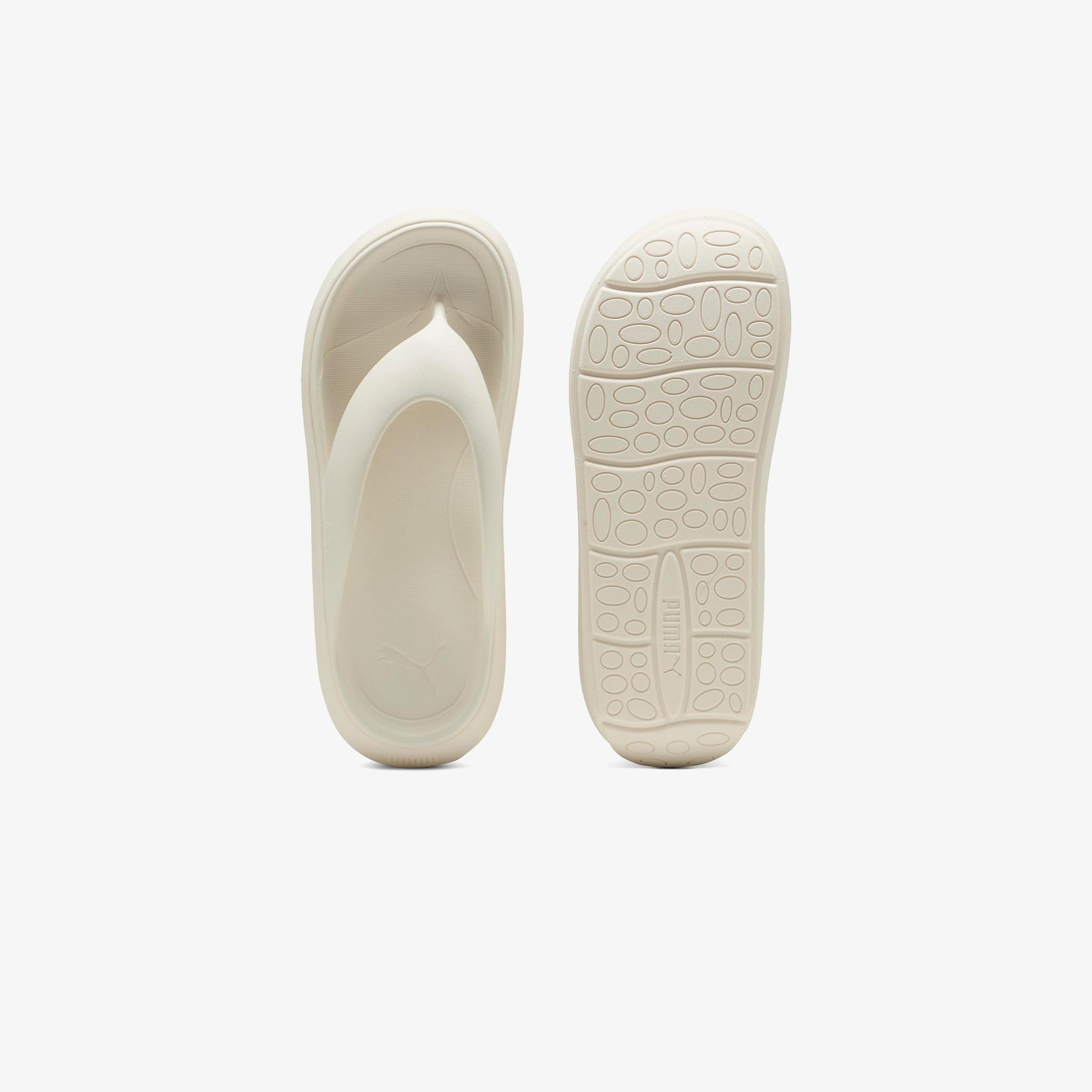 Puma Flatter Flip Kadın Krem Terlik