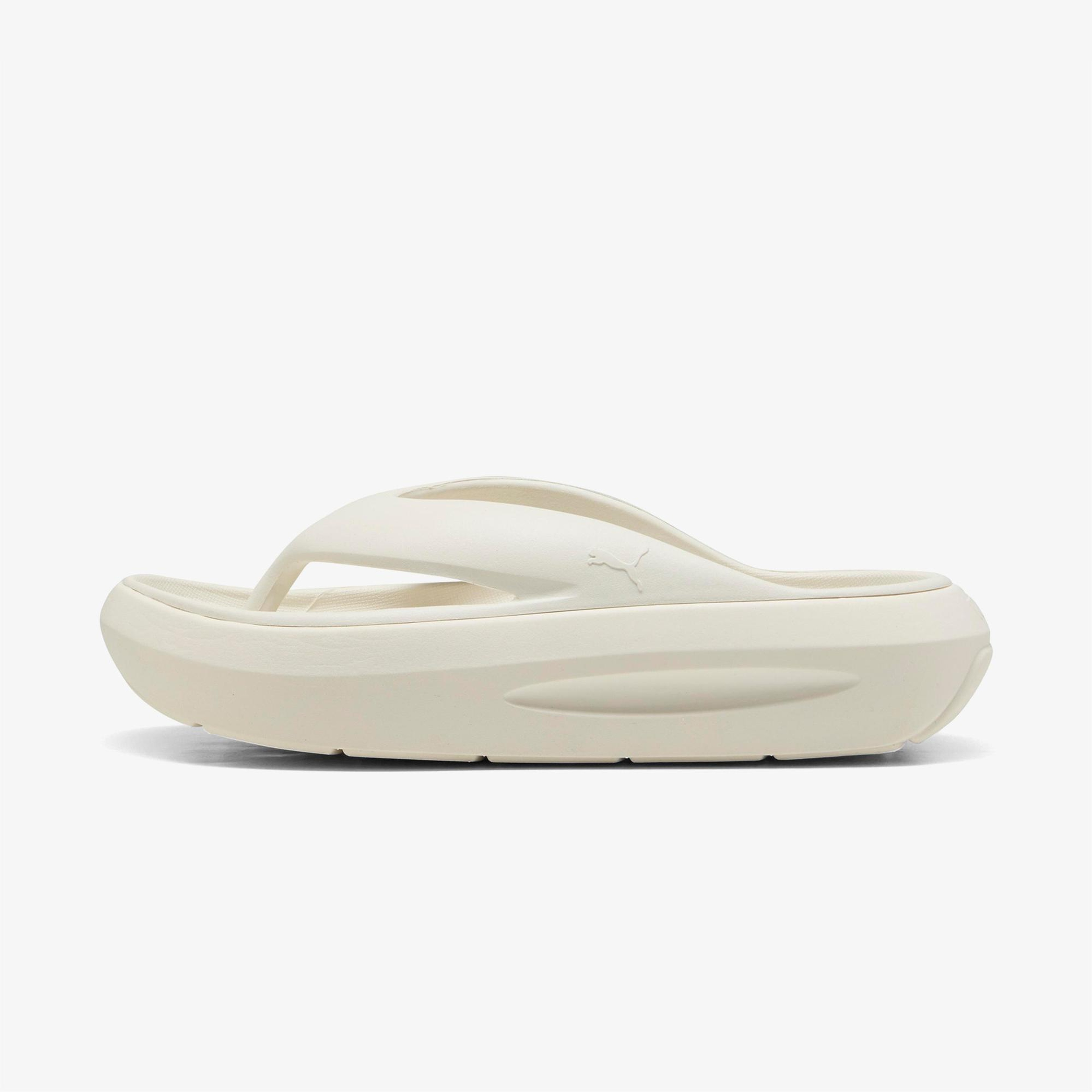 Puma Flatter Flip Kadın Krem Terlik