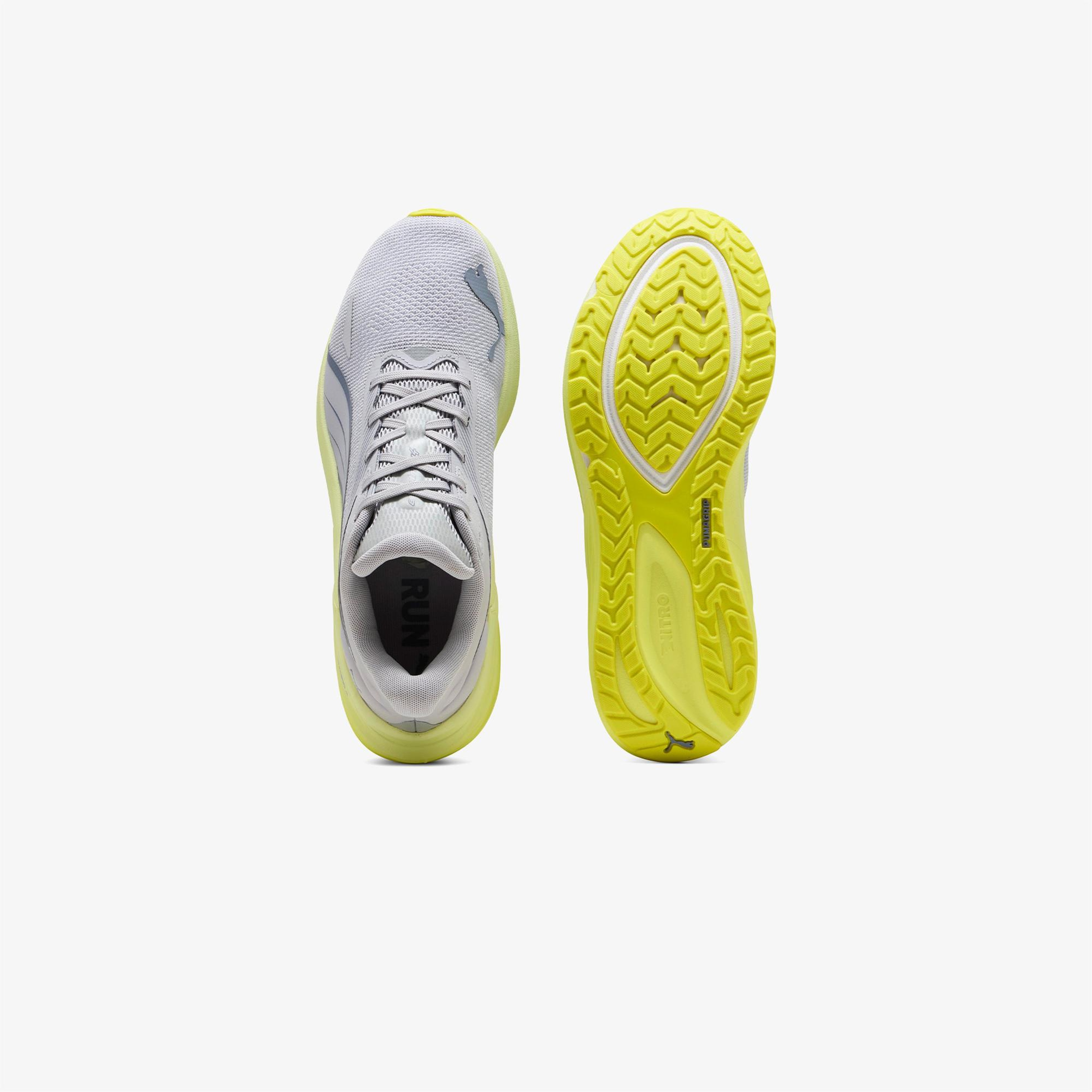 Puma Electrify Nitro 4 Erkek Gri Koşu Ayakkabısı
