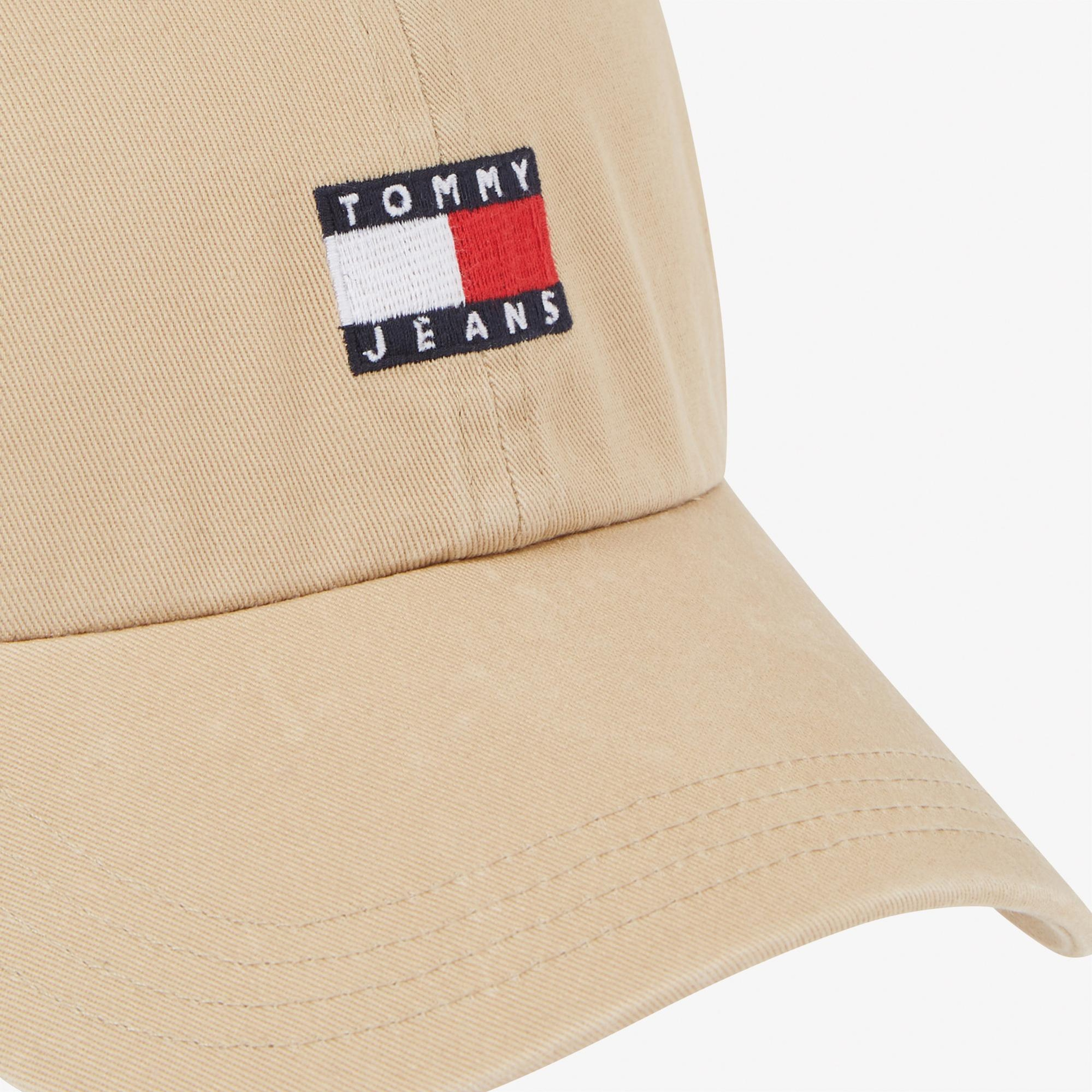 Tommy Jeans Heritage Erkek Bej Şapka