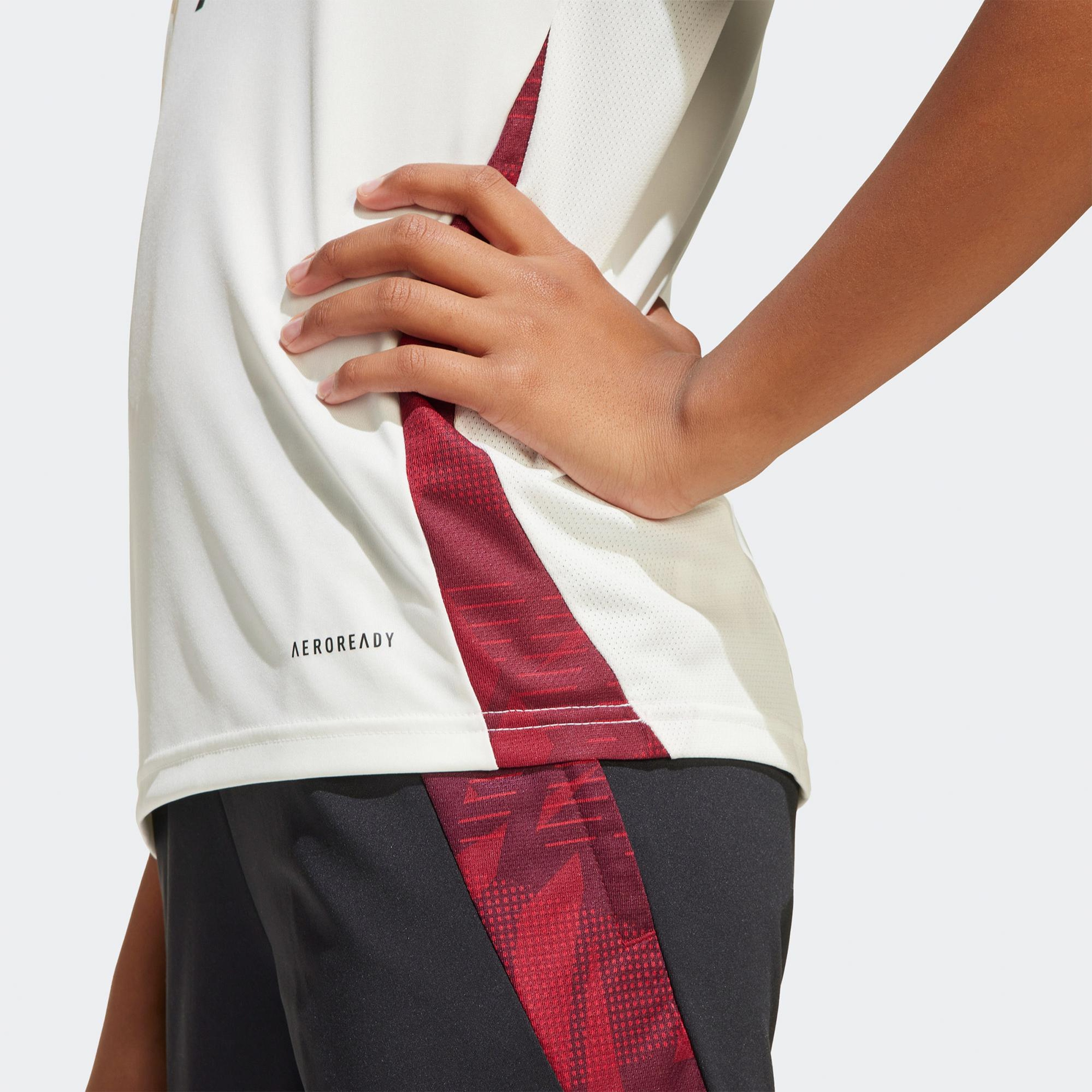 adidas Mufc Tr Jsy Y Çocuk Beyaz T-Shirt