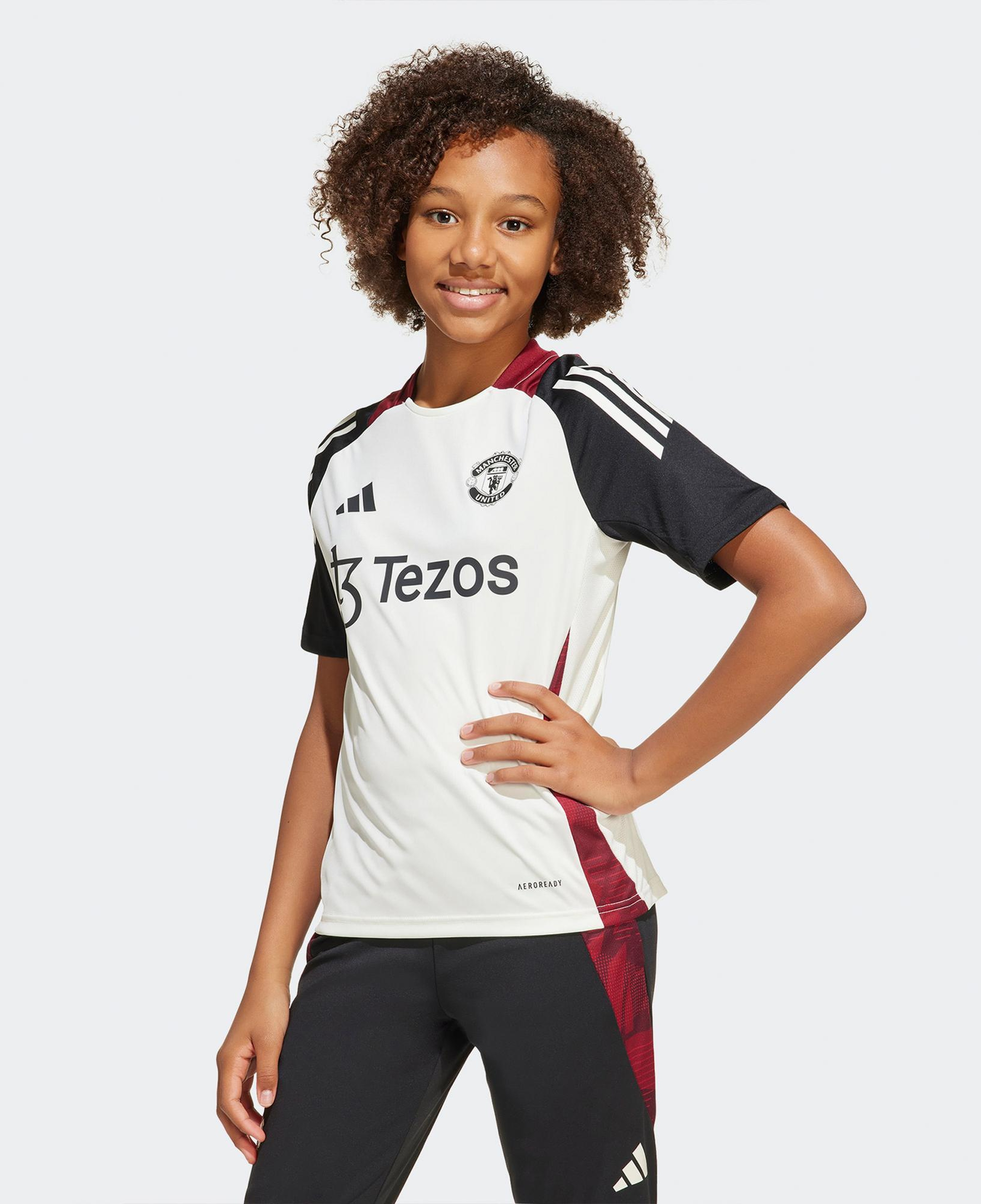 adidas Mufc Tr Jsy Y Çocuk Beyaz T-Shirt