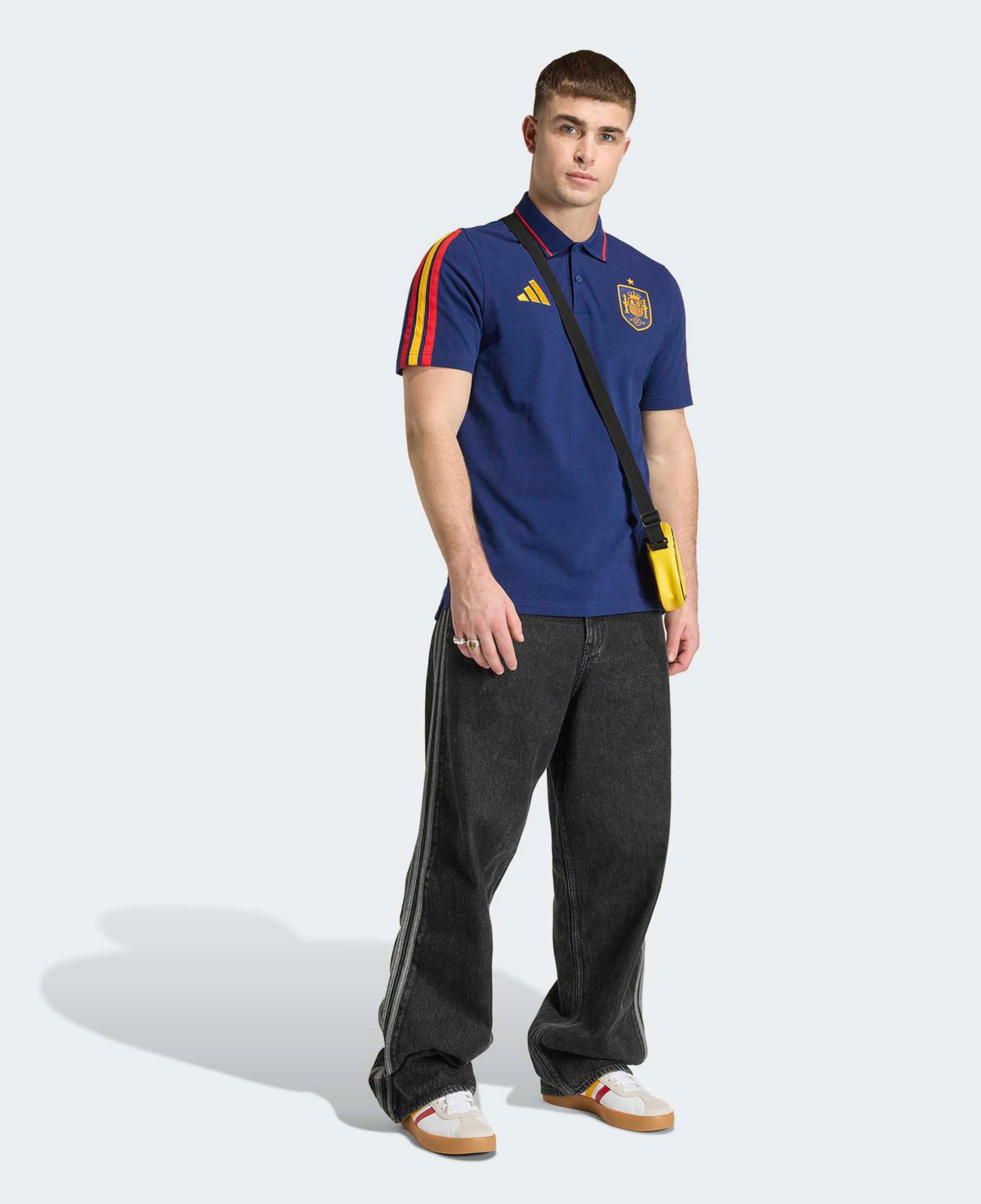 adidas İspanya Dna Erkek Mavi Polo