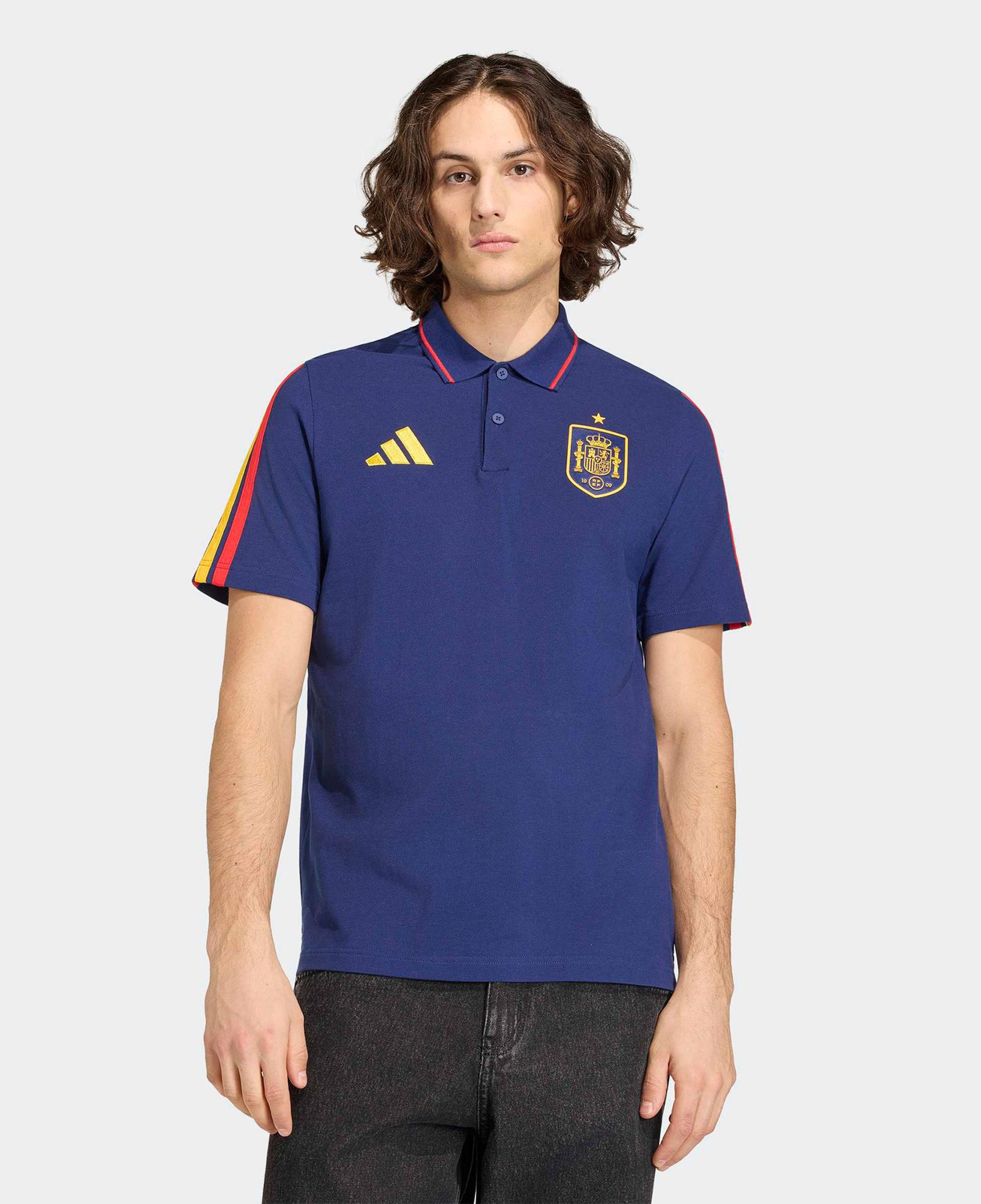 adidas İspanya Dna Erkek Mavi Polo
