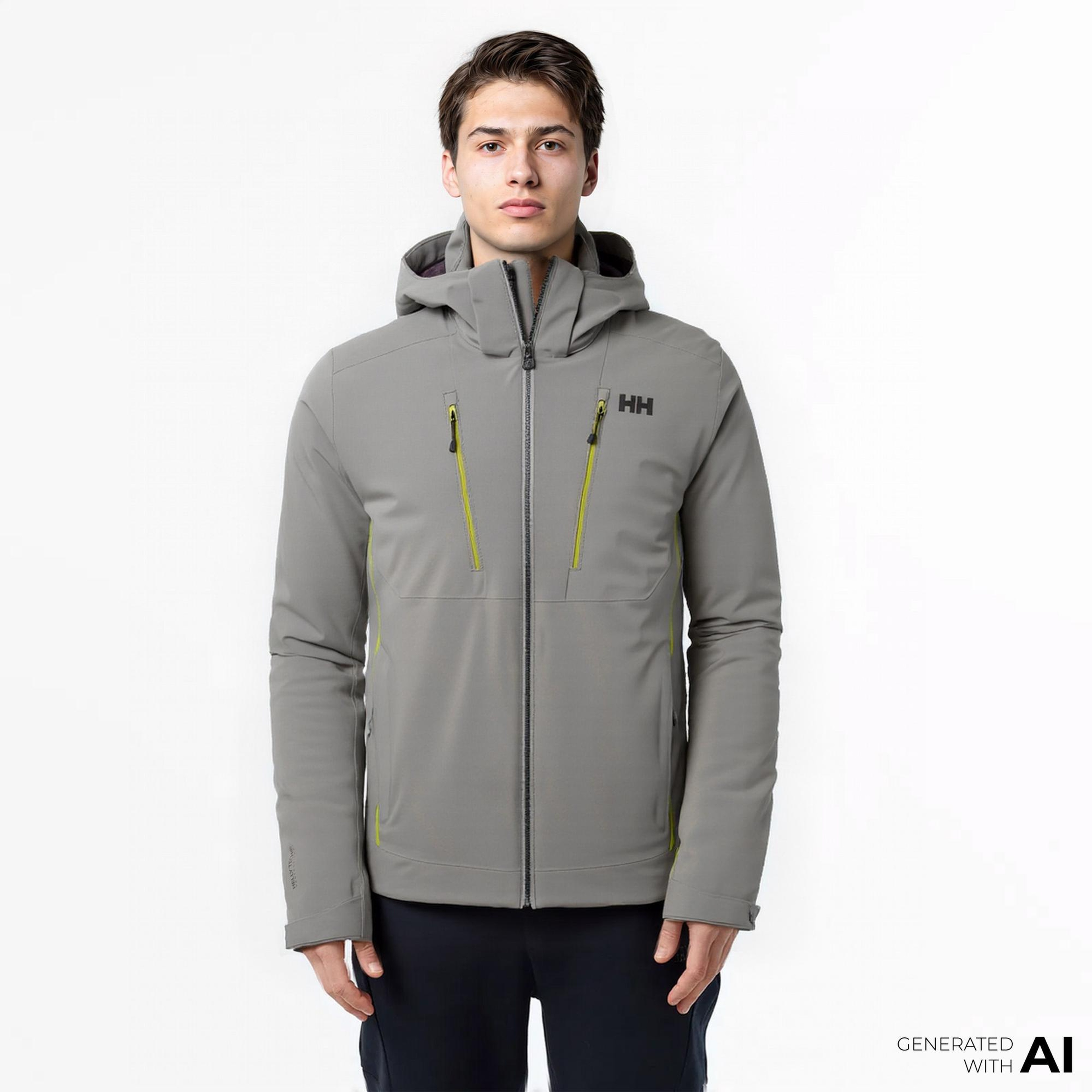 Helly Hansen Alpha 4.0 Erkek Gri Kışlık Mont