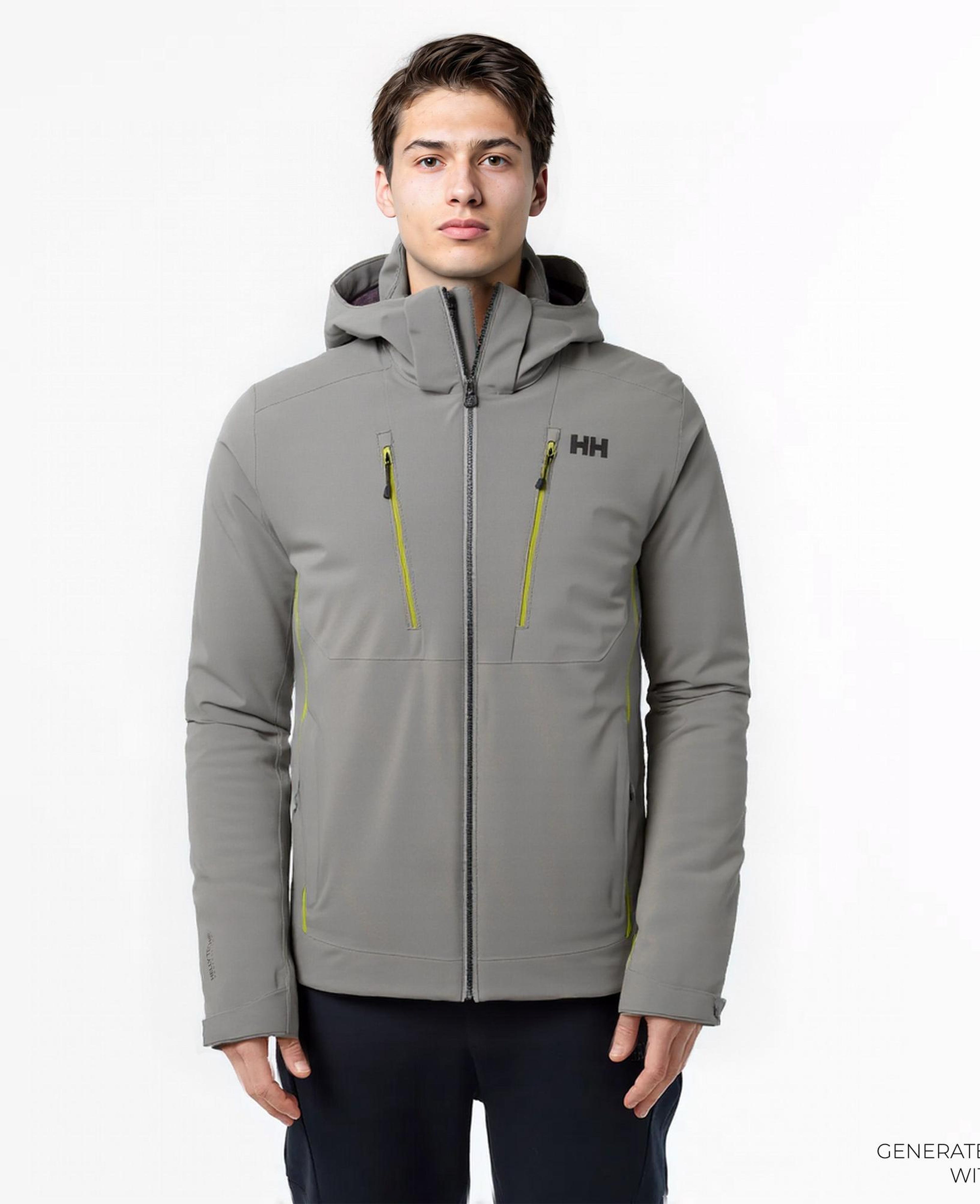 Helly Hansen Alpha 4.0 Erkek Gri Kışlık Mont