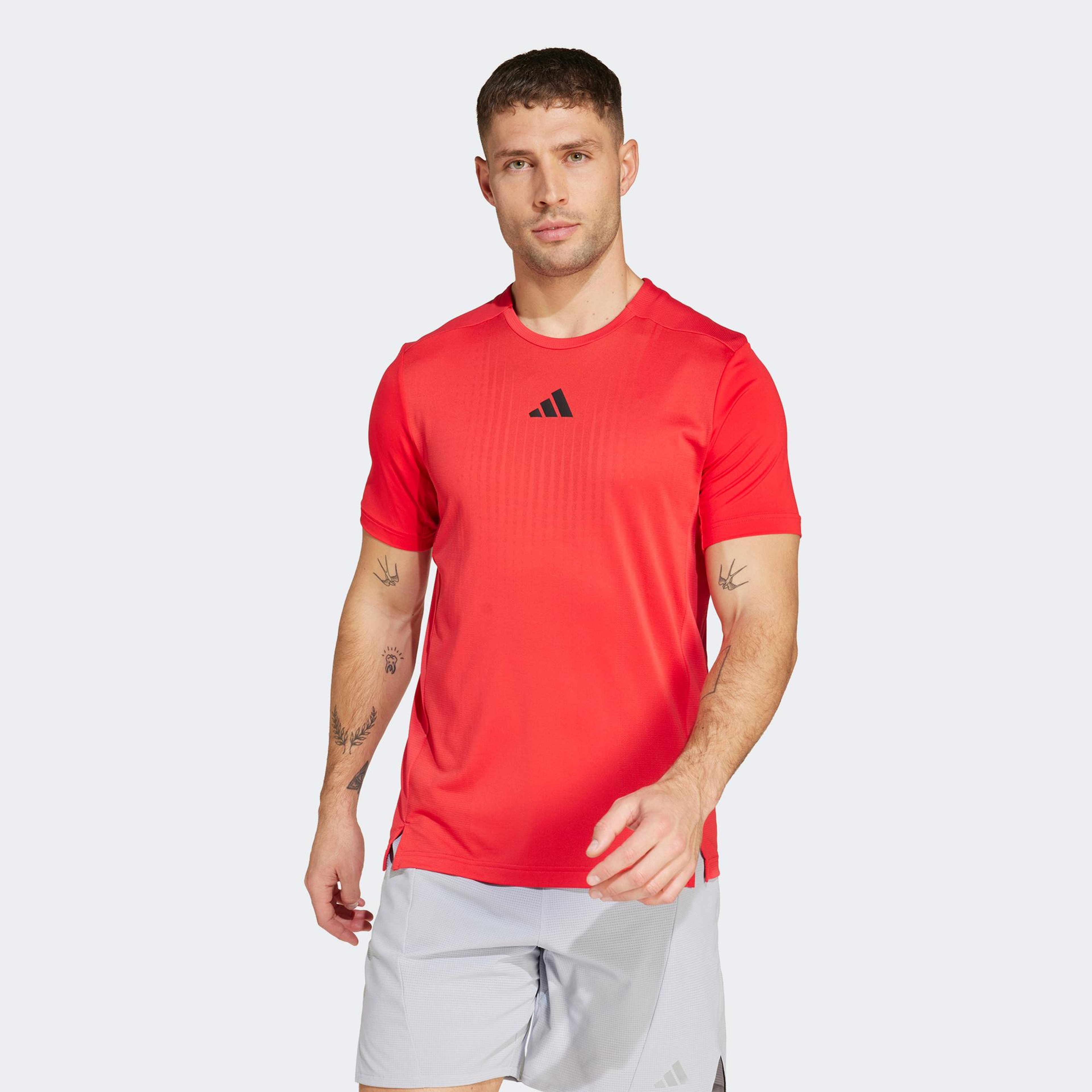 adidas Airchill Erkek Kırmızı Antrenman T-Shirt