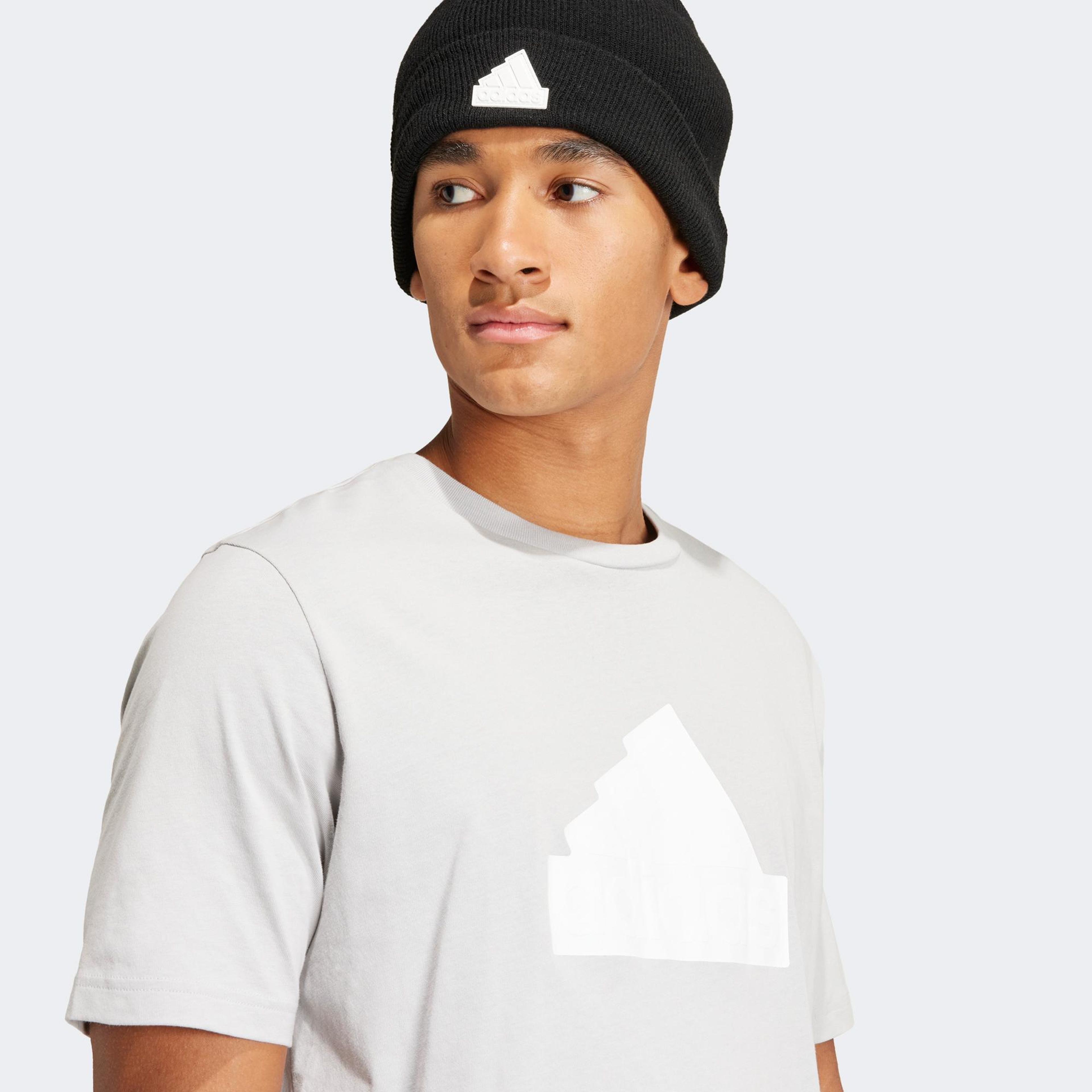 adidas  Fi Bos T Erkek Gri Günlük T-Shirt