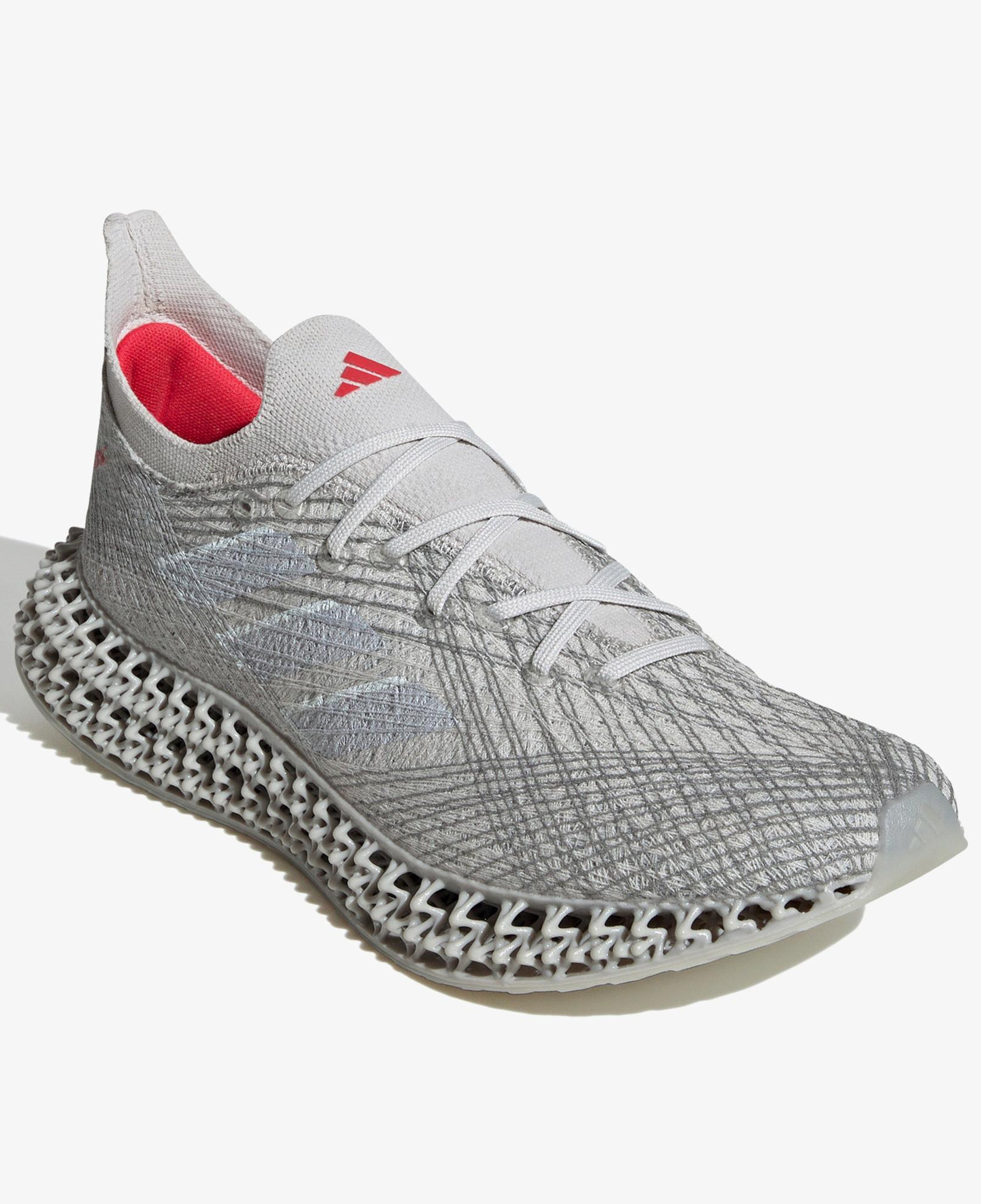 adidas 4Dfwd X Strung Erkek Gri Koşu Ayakkabısı