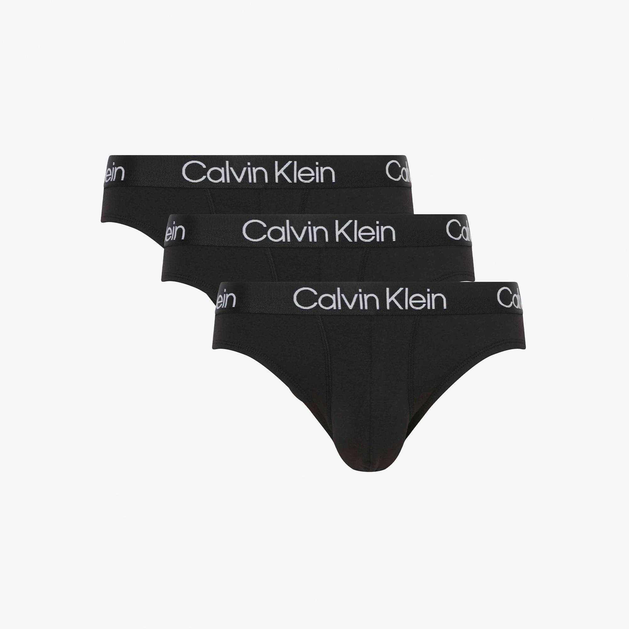Calvin Klein Hip Brief 3'Lü Erkek Siyah Külot