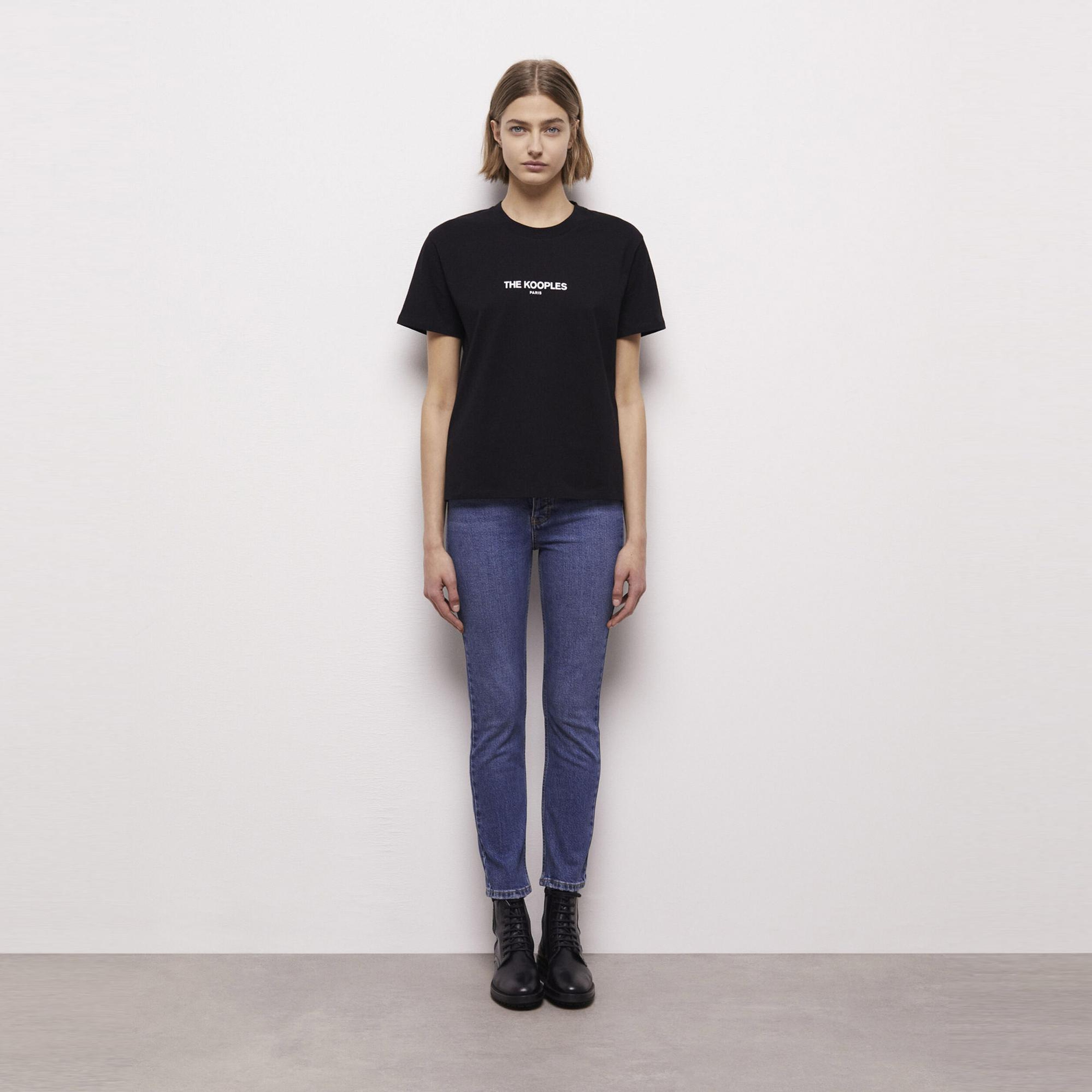 The Kooples Kadın Siyah T-Shirt
