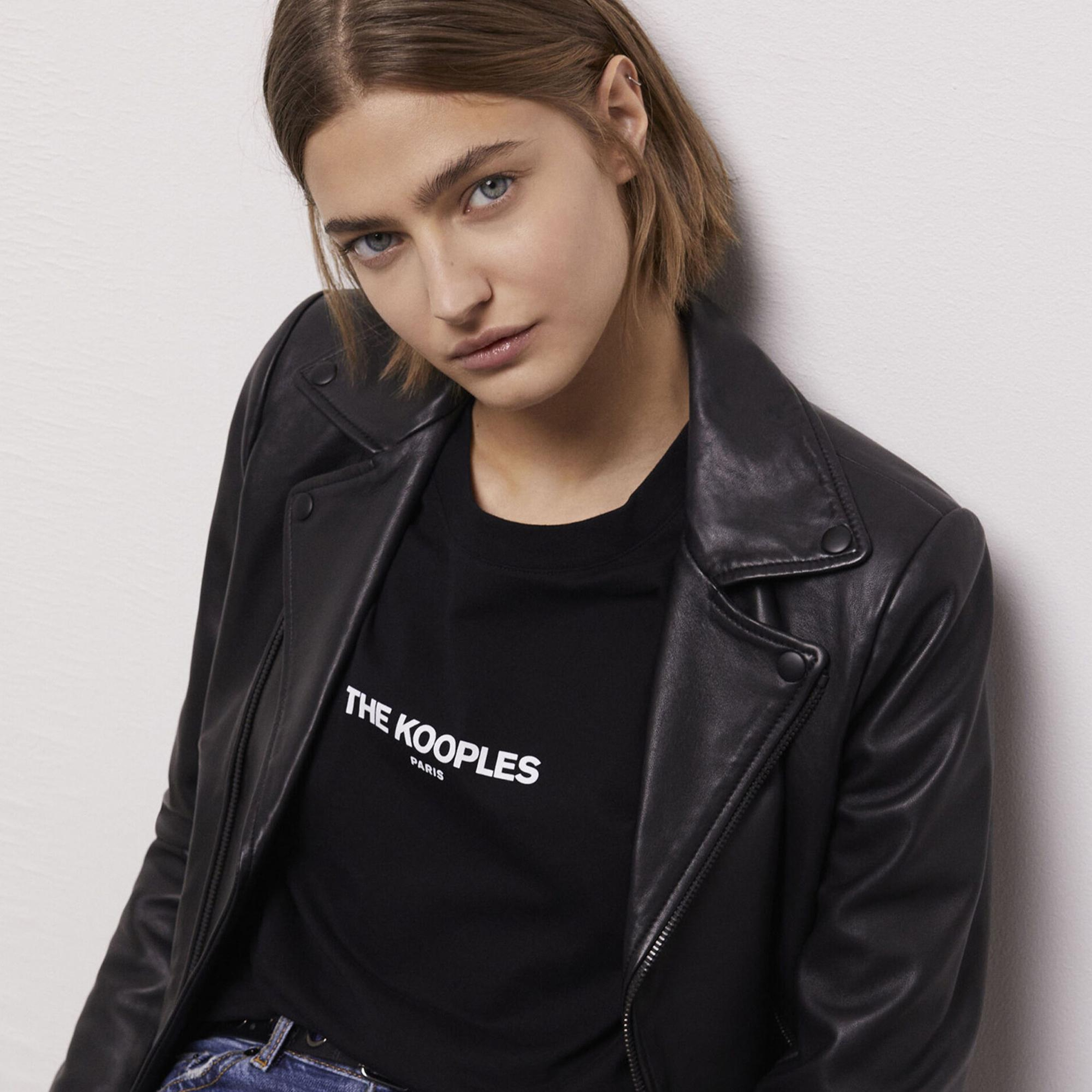The Kooples Kadın Siyah T-Shirt