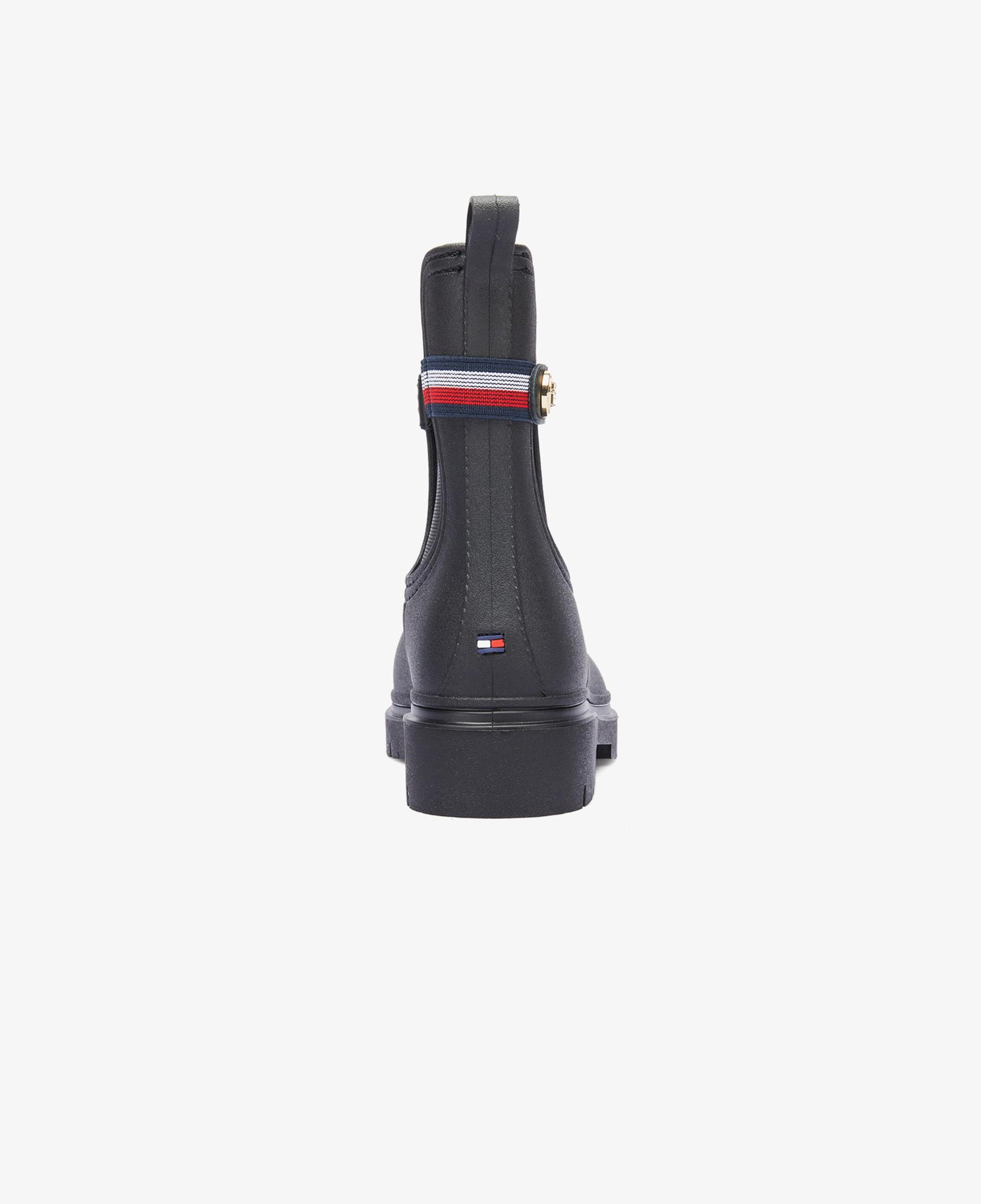 Tommy Hilfiger Stud Rubberised Kadın Siyah Yağmur Botu
