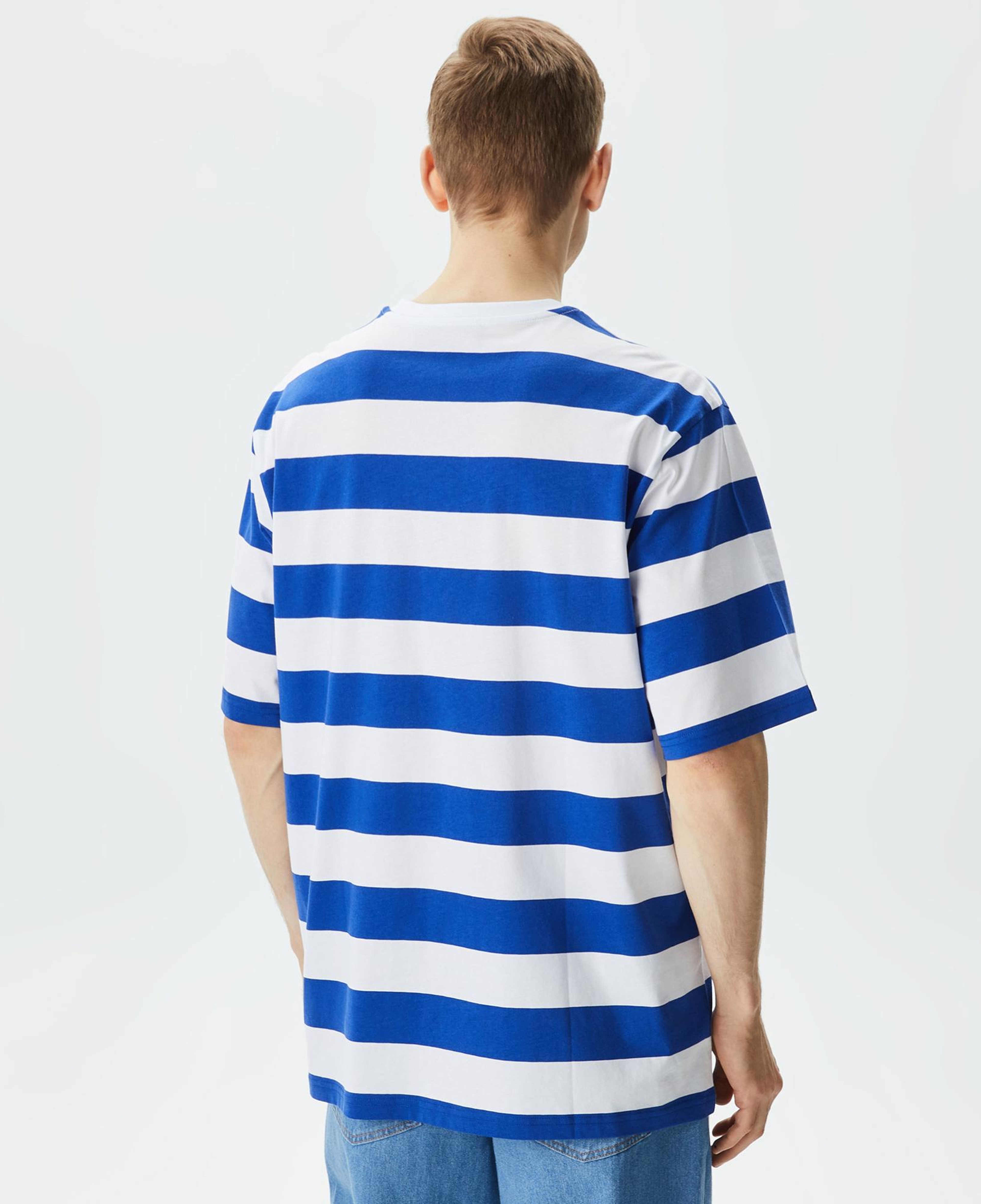 Les Benjamins Kısmet Voyage East To West 029 Erkek Mavi/Beyaz T-Shirt