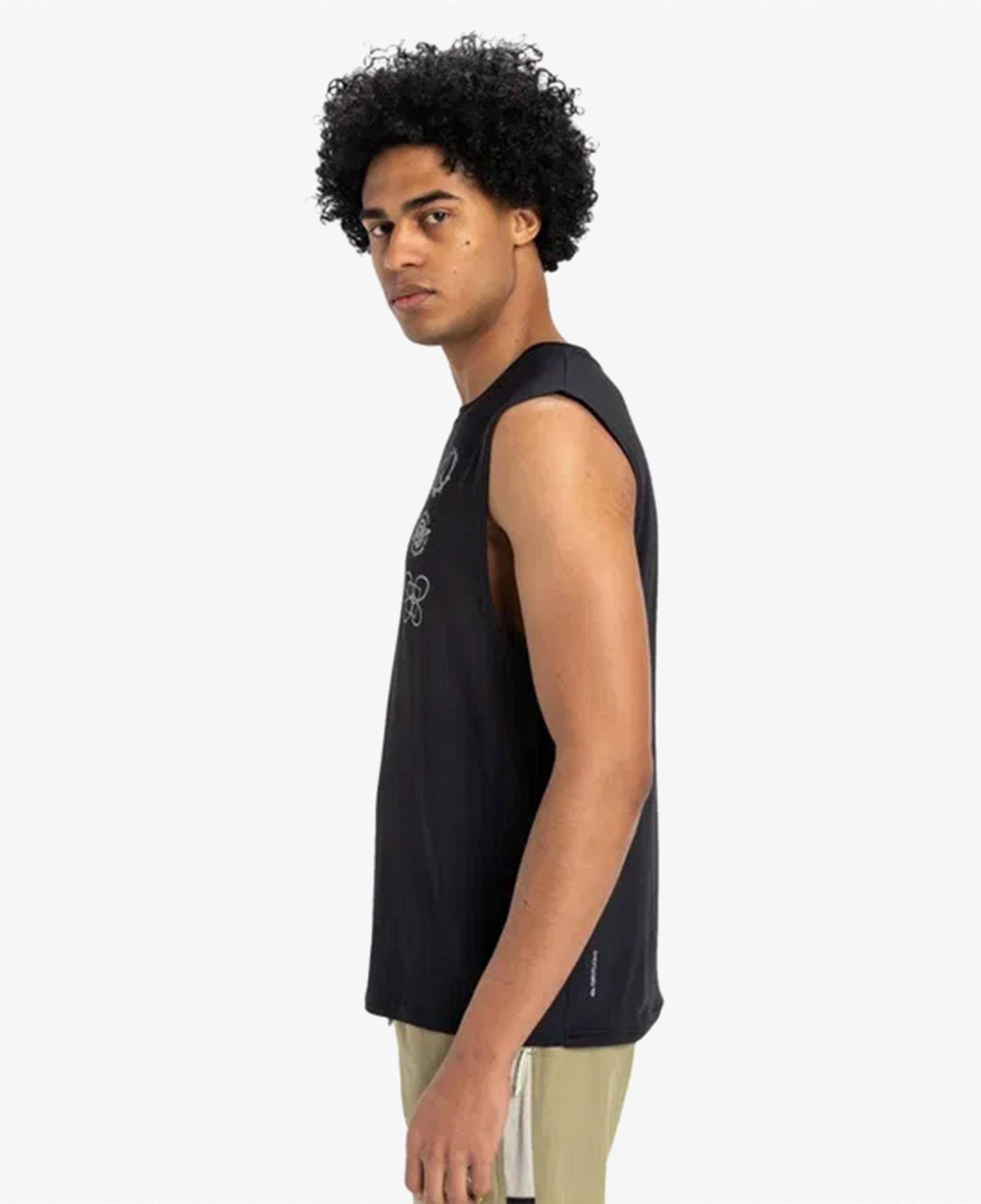 Quiksilver Lap Time Muscle Erkek Siyah Atlet