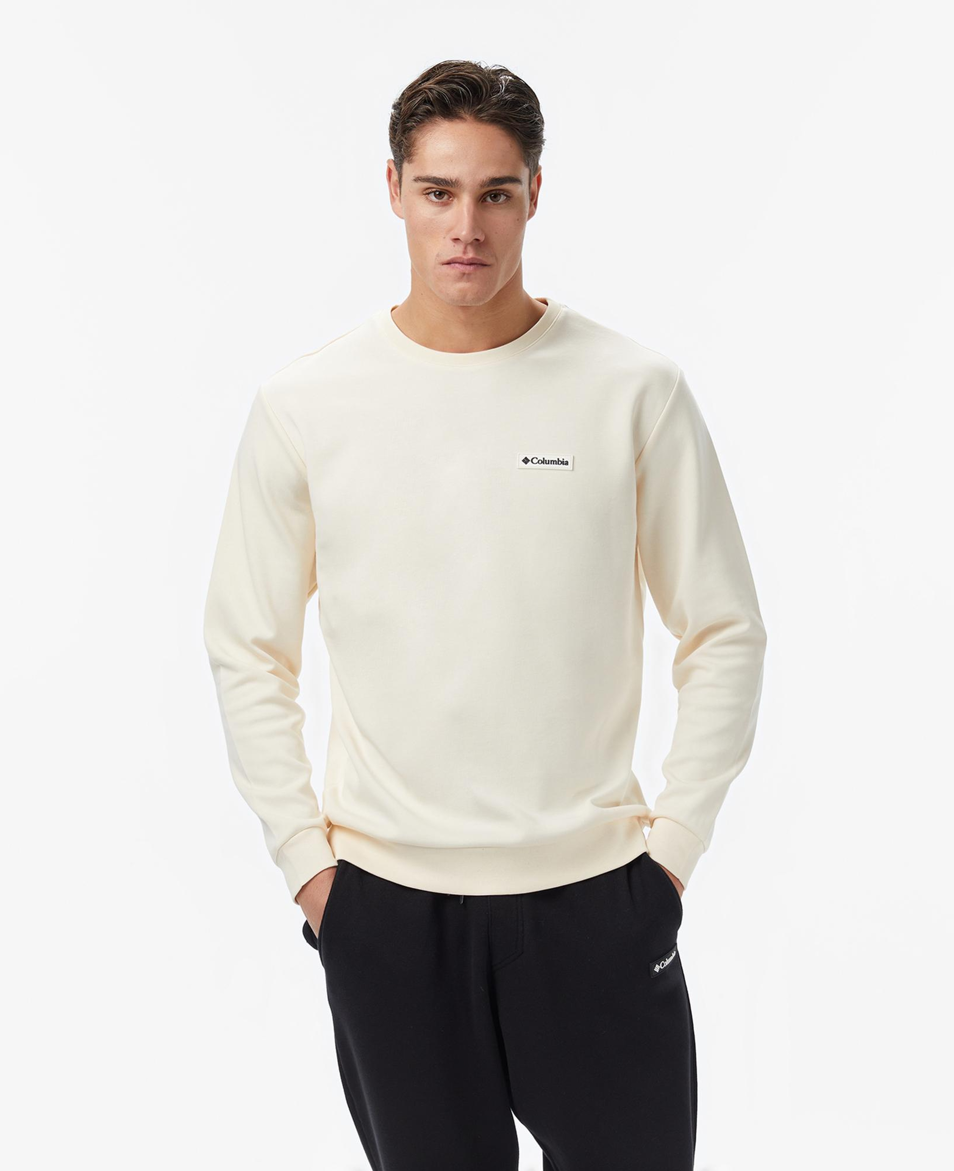 Columbia Cs0382 Csc Gem Label Crewneck Erkek Krem Sweatshirt
