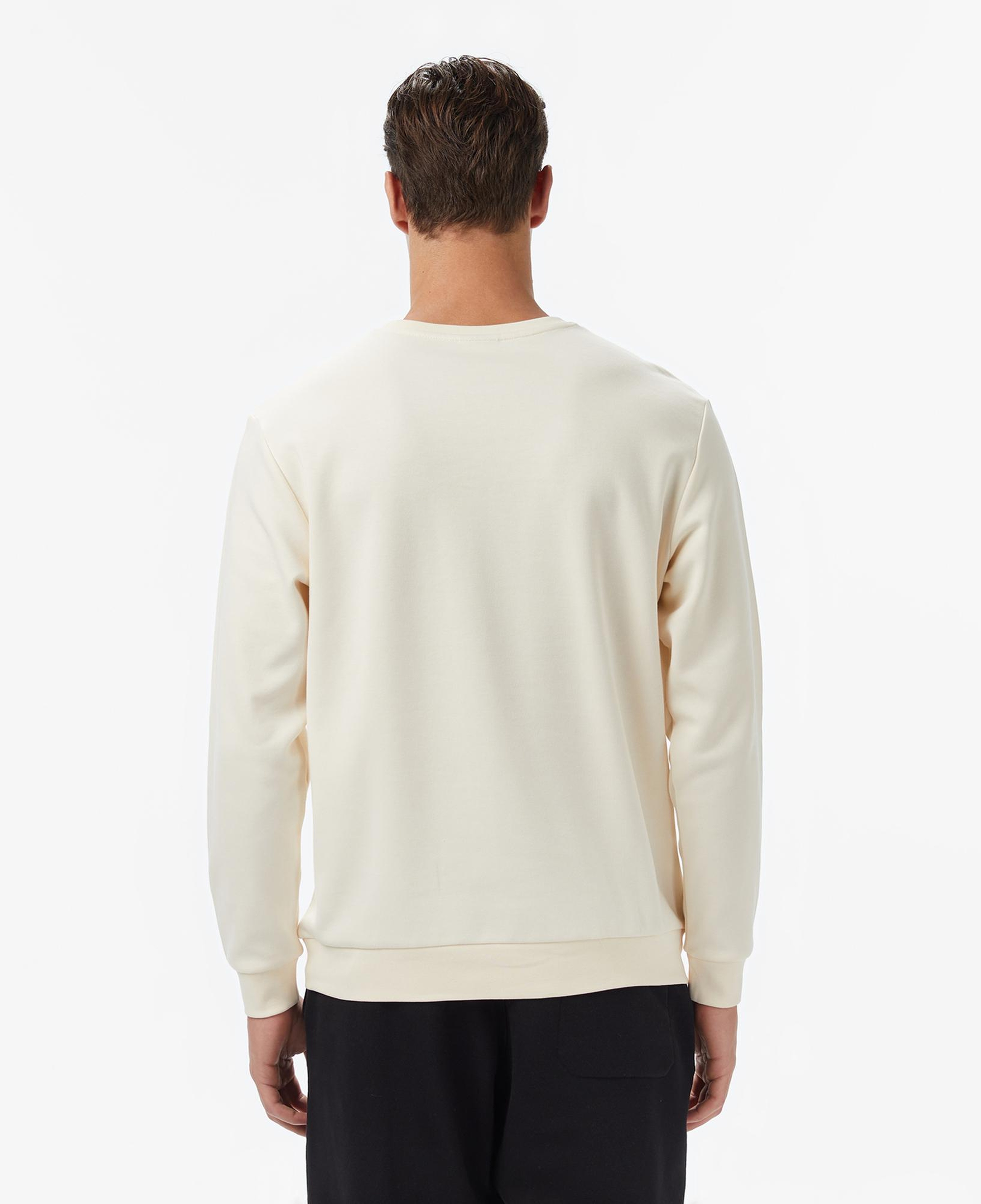 Columbia Cs0382 Csc Gem Label Crewneck Erkek Krem Sweatshirt