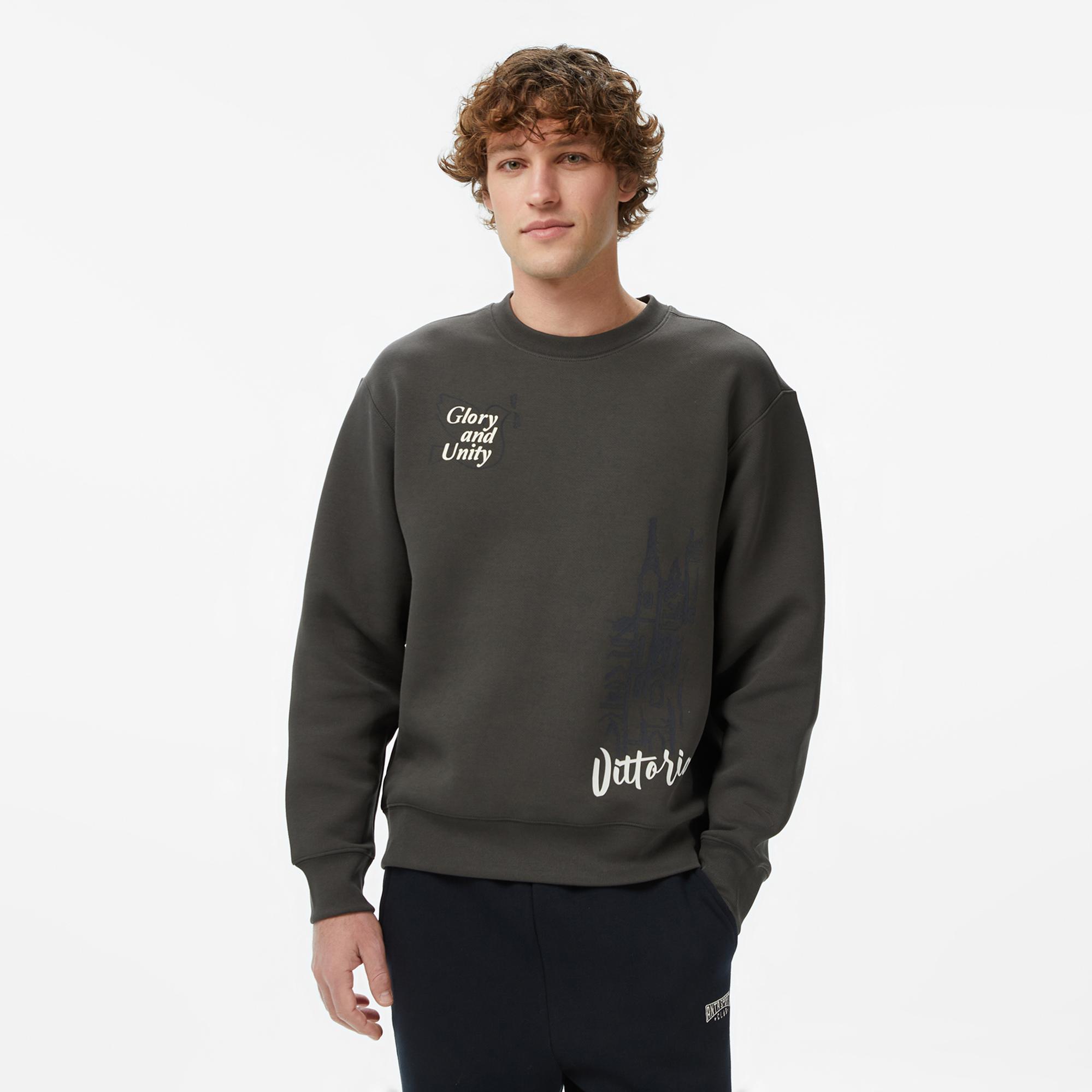 Anta Mılano Erkek Kahverengi Sweatshirt