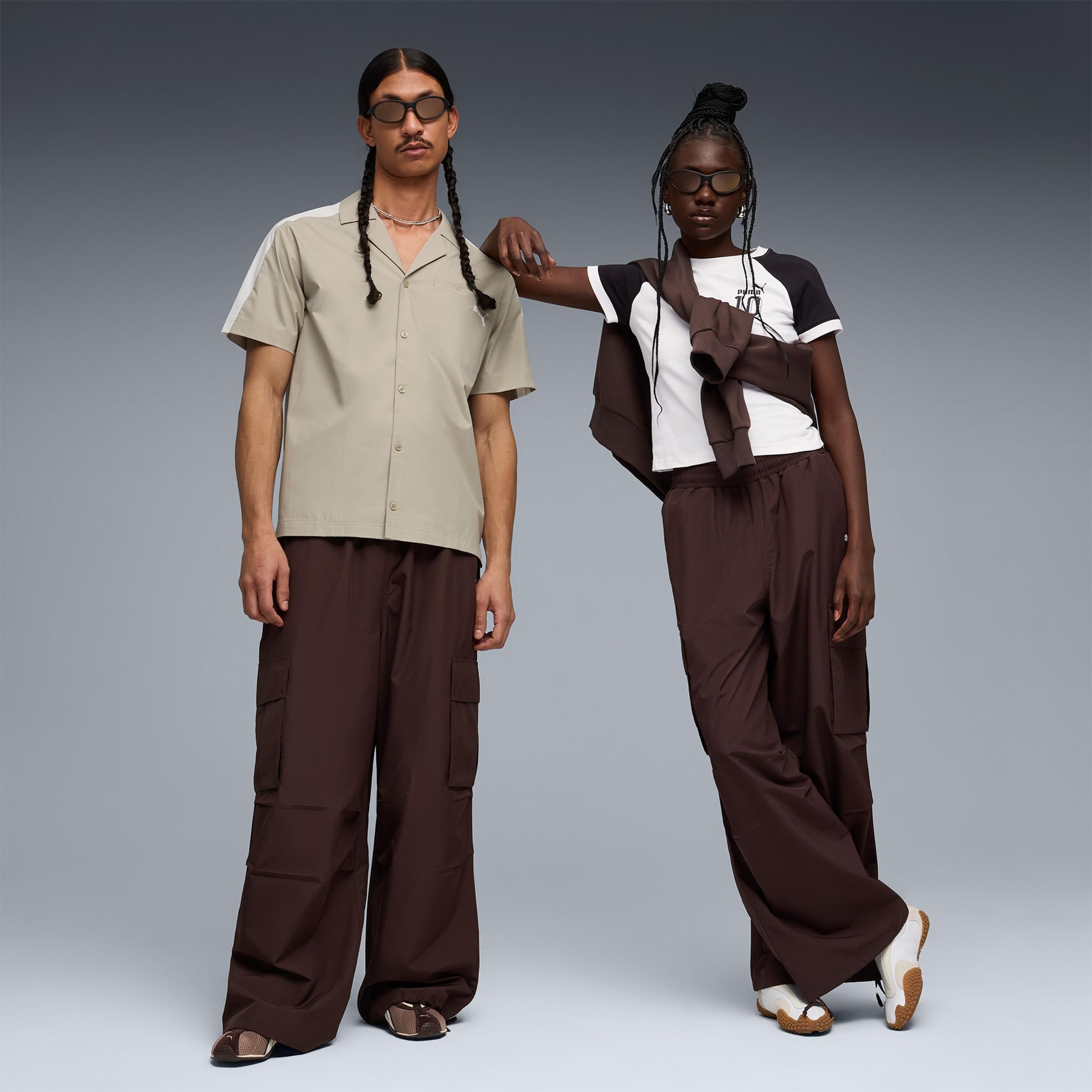 Puma Future Archive Unisex Kahverengi Pantolon