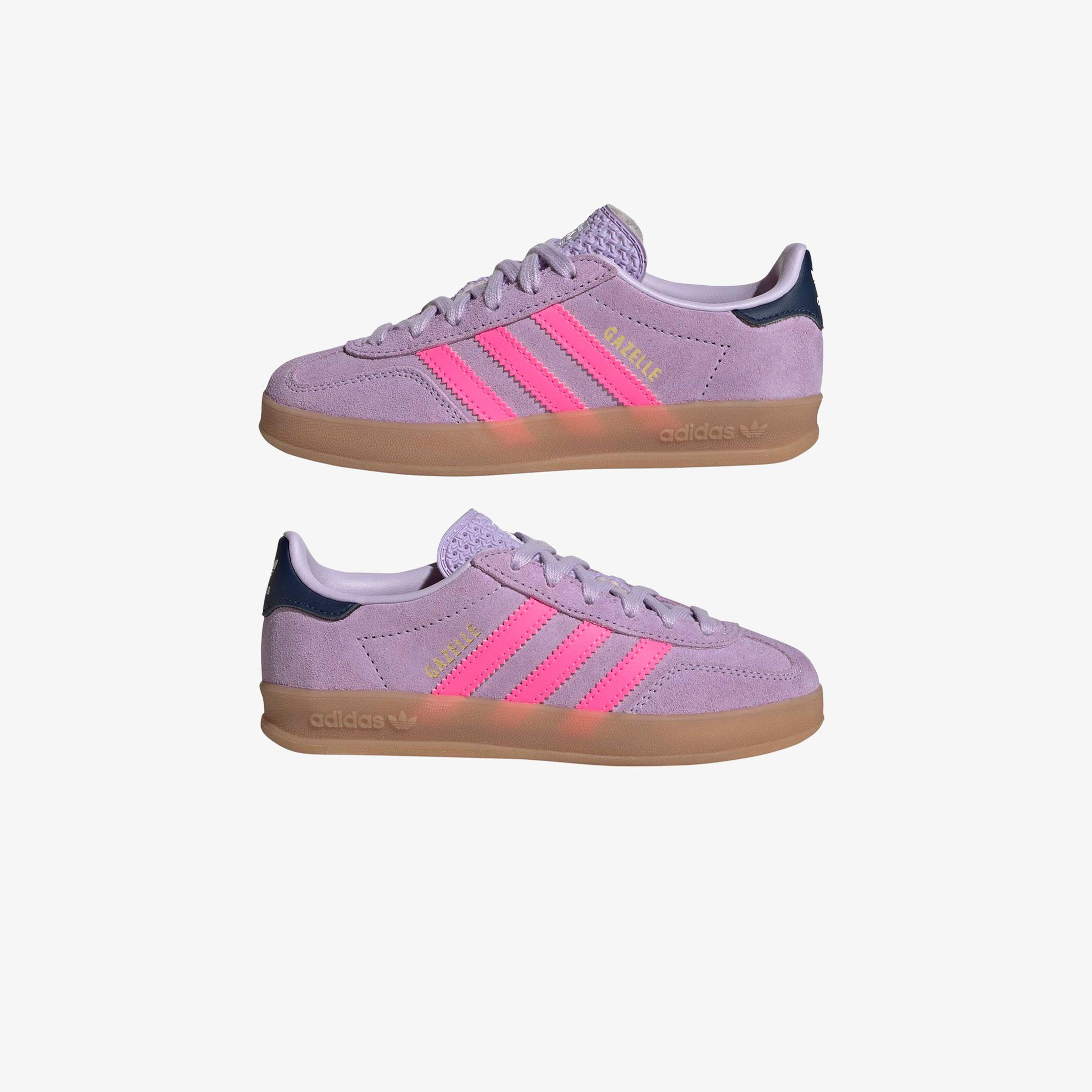 adidas Gazelle Indoor Çocuk Mor Spor Ayakkabı
