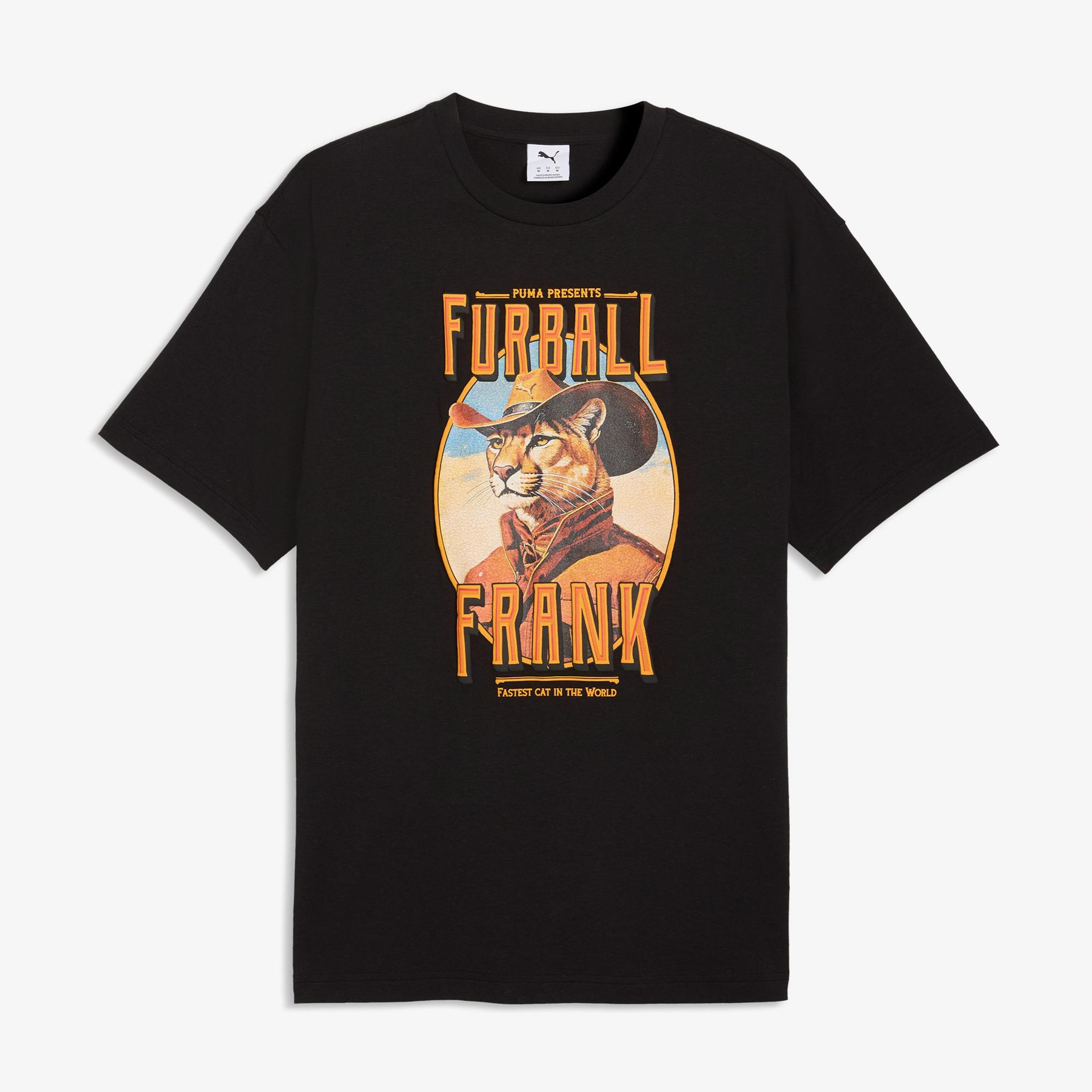 Puma Graphic  Erkek Siyah T-Shirt