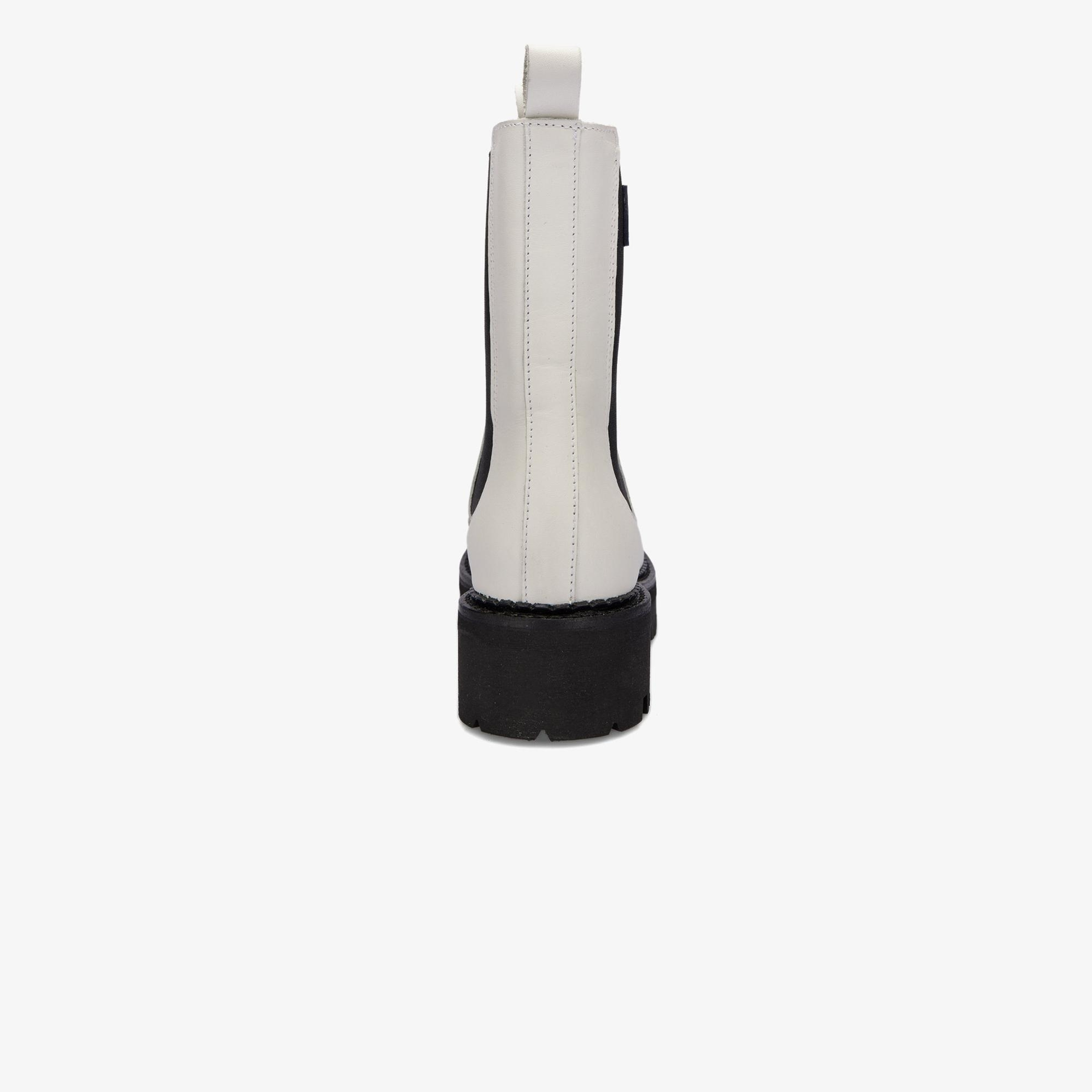 Tommy Hilfiger Jeans Urban Chelsea Kadın Beyaz Yağmur Botu