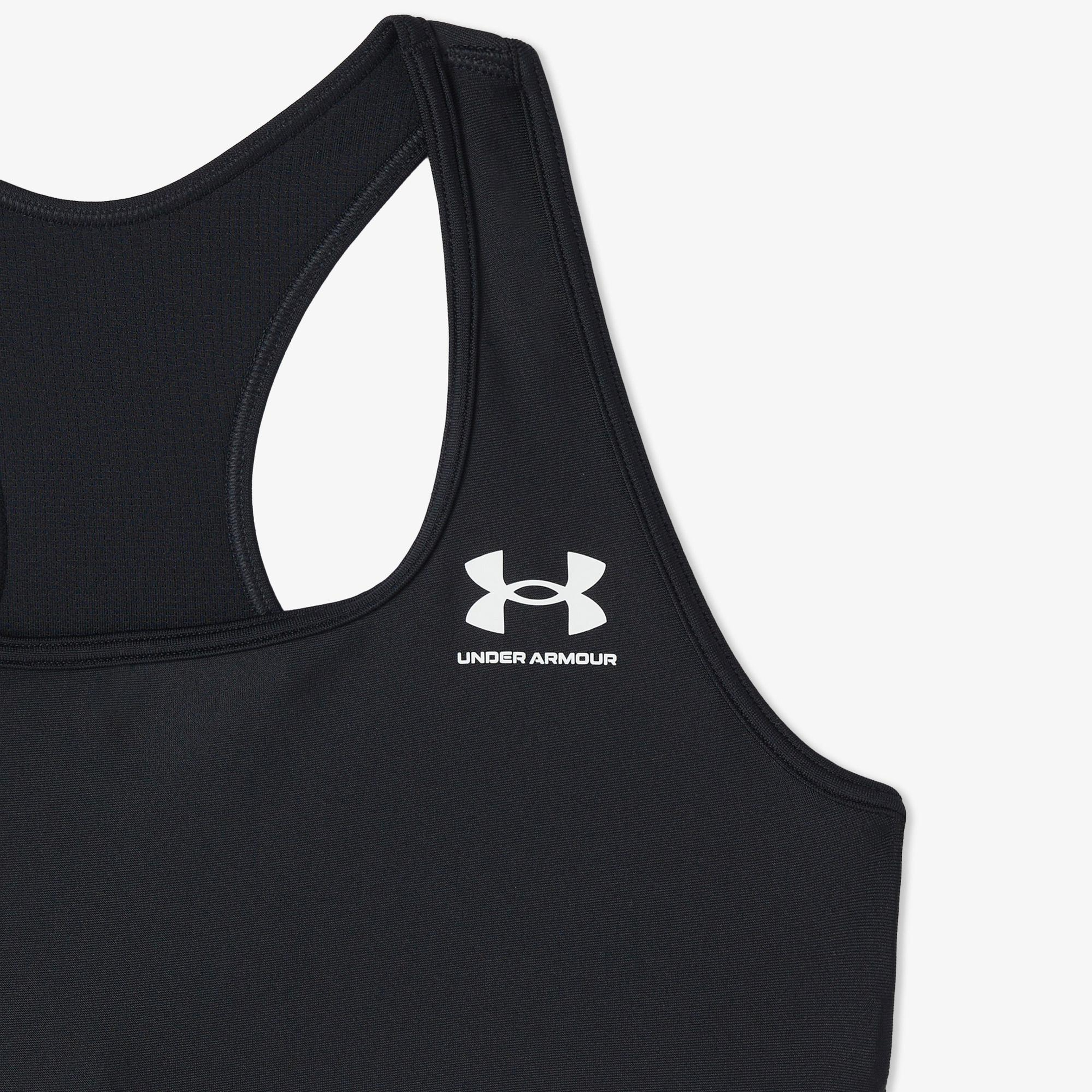 Under Armour Heat Gear Mid Kadın Siyah Antrenman Bra