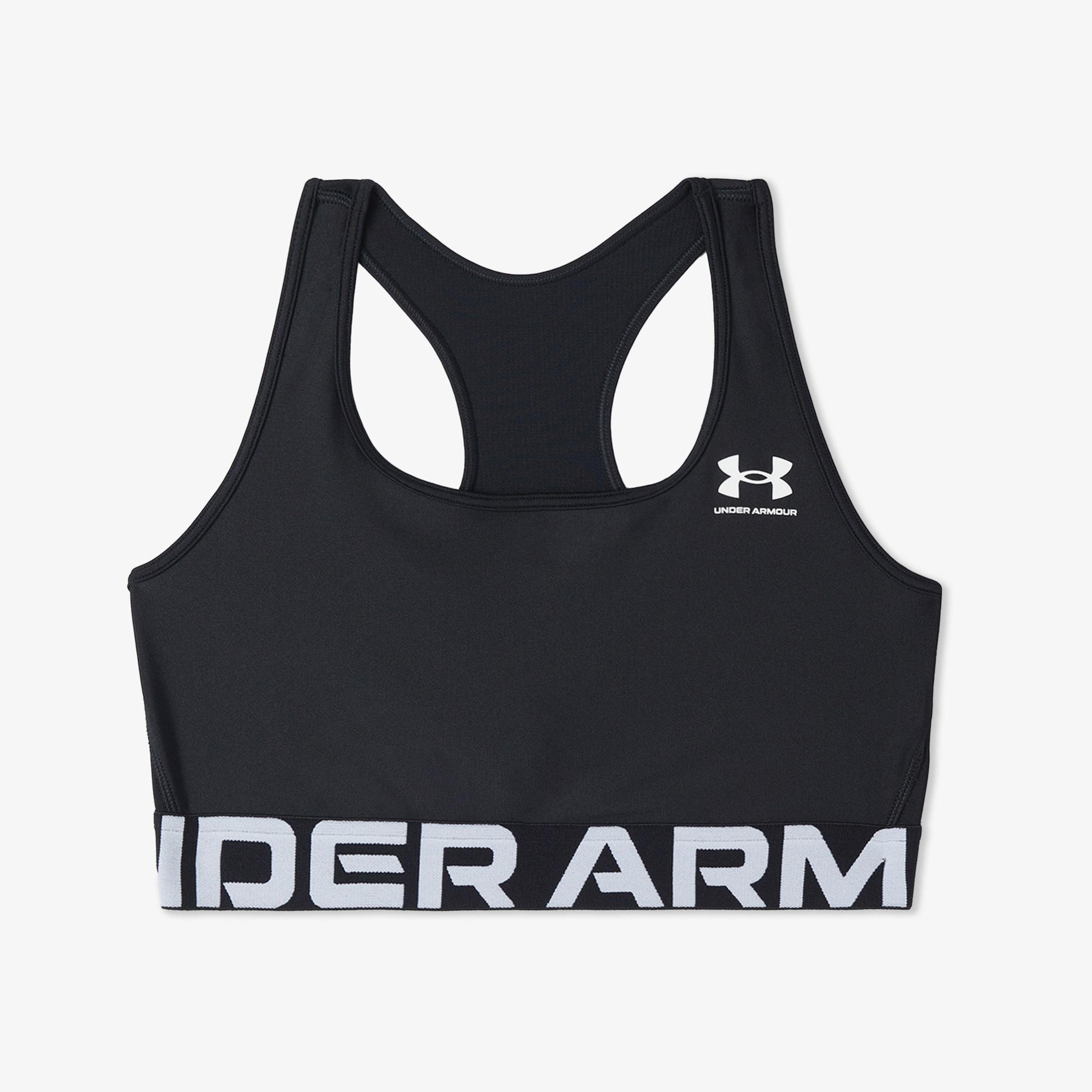 Under Armour Heat Gear Mid Kadın Siyah Antrenman Bra
