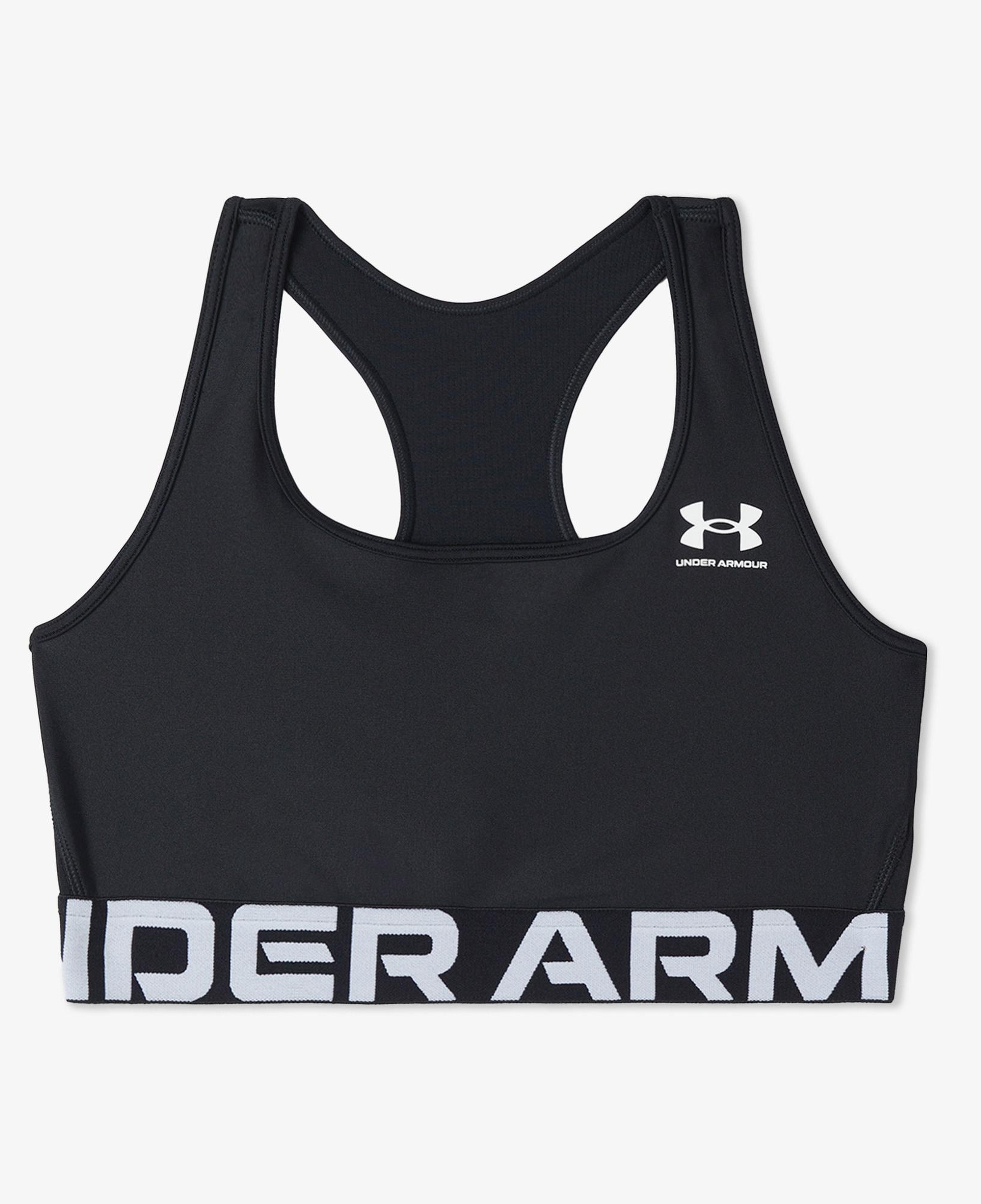 Under Armour Heat Gear Mid Kadın Siyah Antrenman Bra