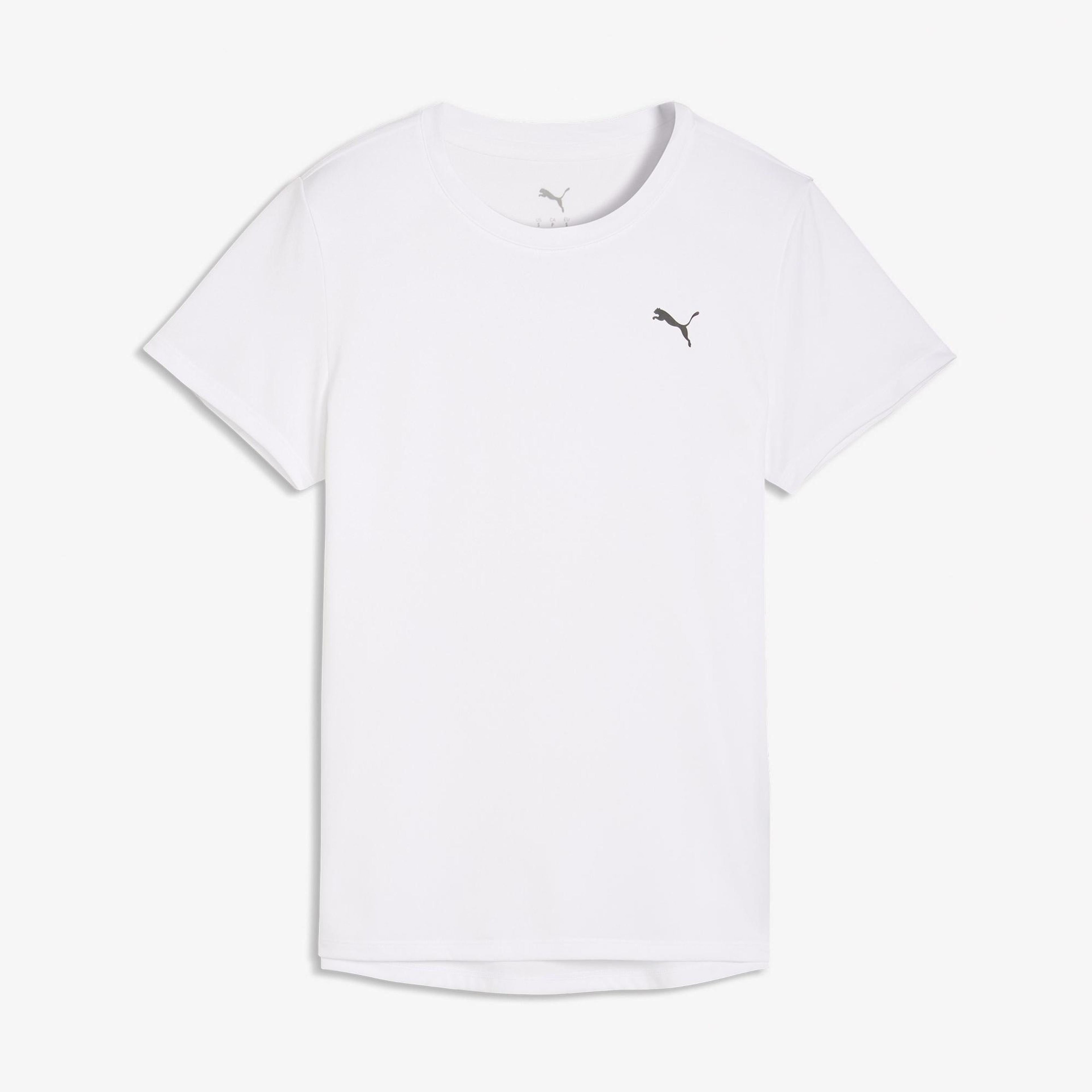 Puma Tad Essential Cre Kadın Beyaz Antrenman T-Shirt