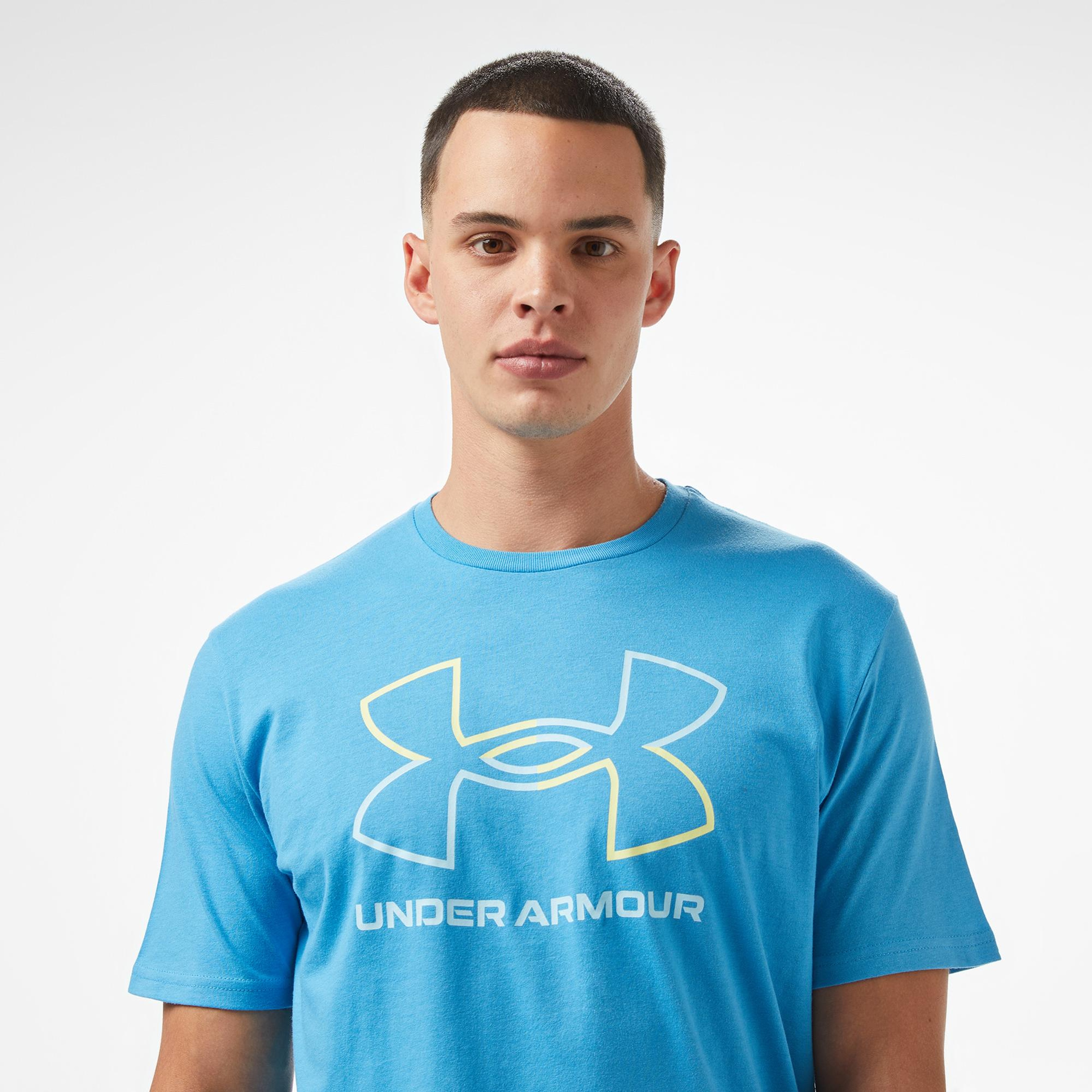 Under Armour Gl Foundation Update Ss Erkek Mavi T-Shirt