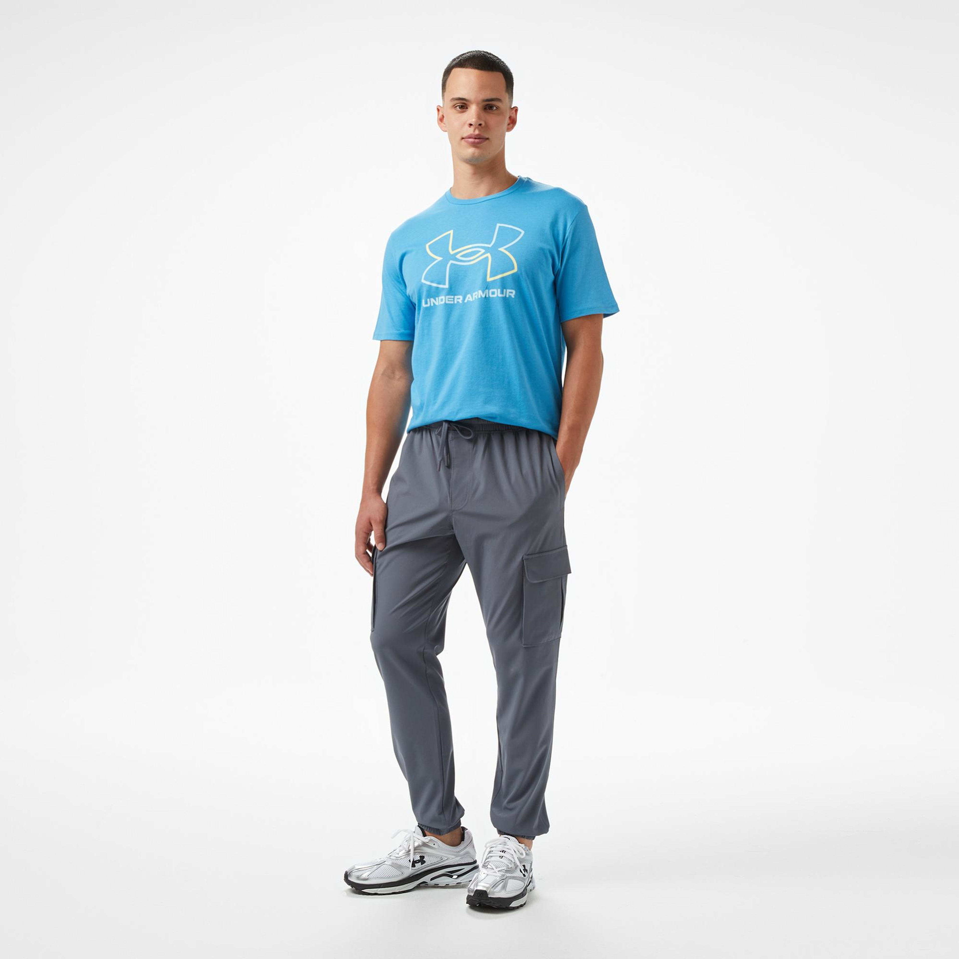 Under Armour Gl Foundation Update Ss Erkek Mavi T-Shirt